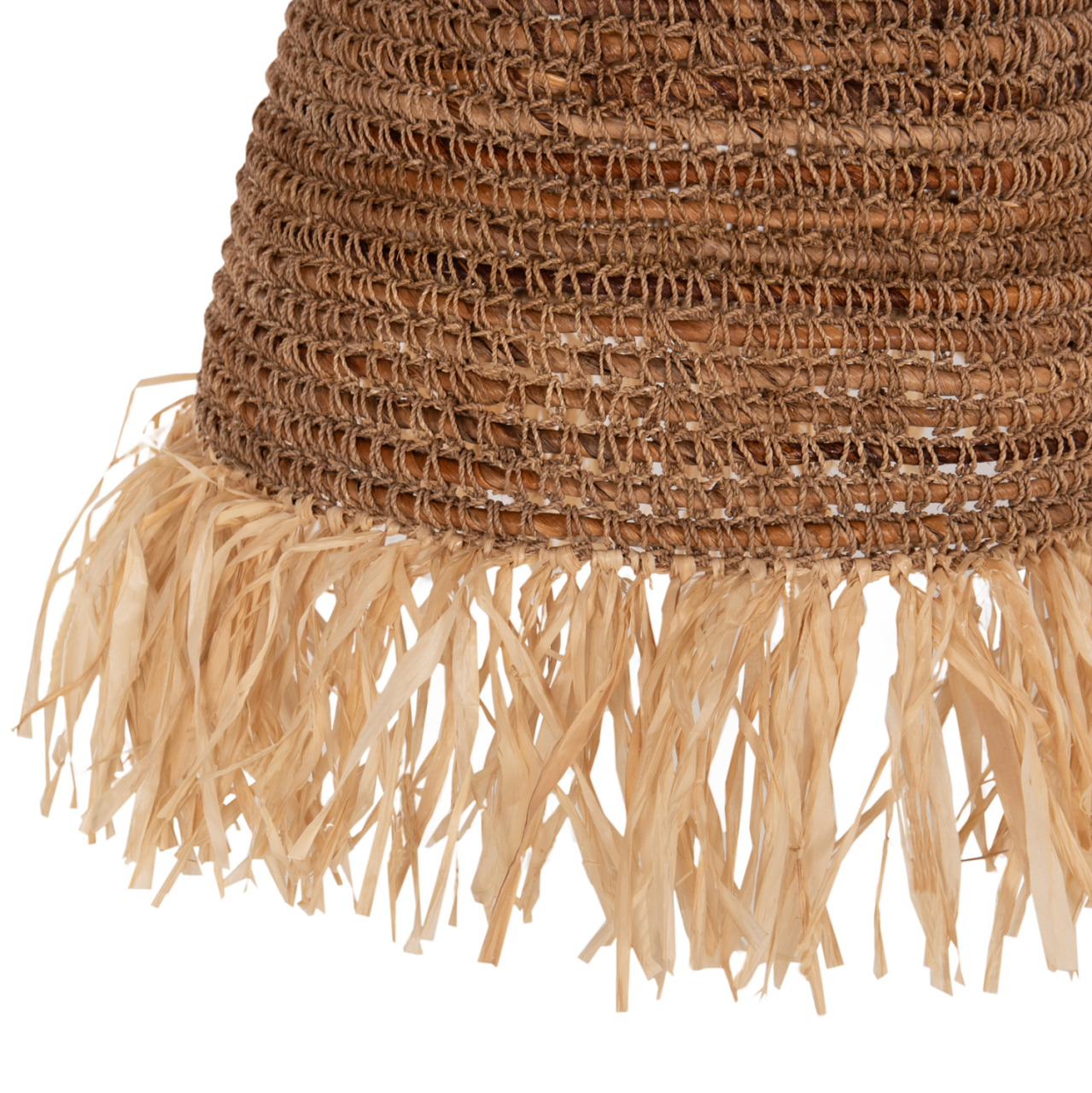CEILING PENDANT LAMP HM7818 DRIED BANANA TREE FIBERS IN NATURAL COLOR Φ60x90-180Hcm. [5]
