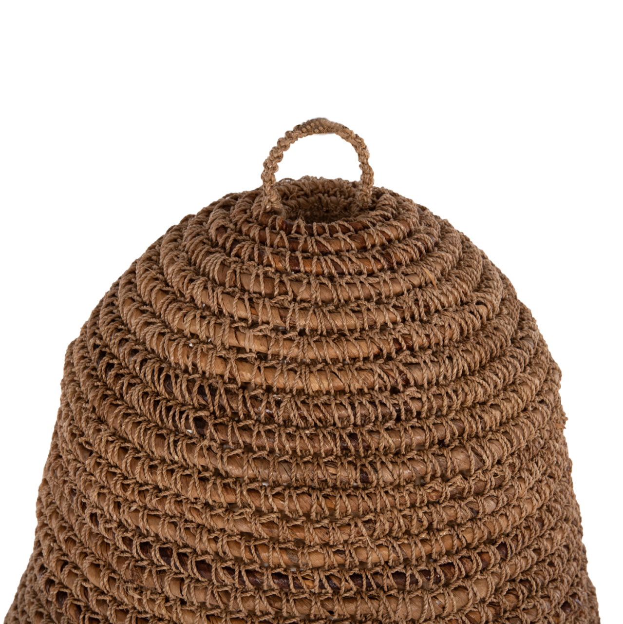CEILING PENDANT LAMP HM7818 DRIED BANANA TREE FIBERS IN NATURAL COLOR Φ60x90-180Hcm. [4]