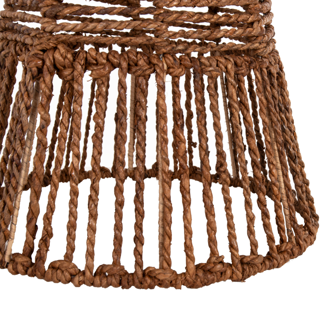 CEILING PENDANT LAMP HM7858 DRIED BANANA TREE FIBERS IN BROWN COLOR Φ41x41-136Hcm. [5]