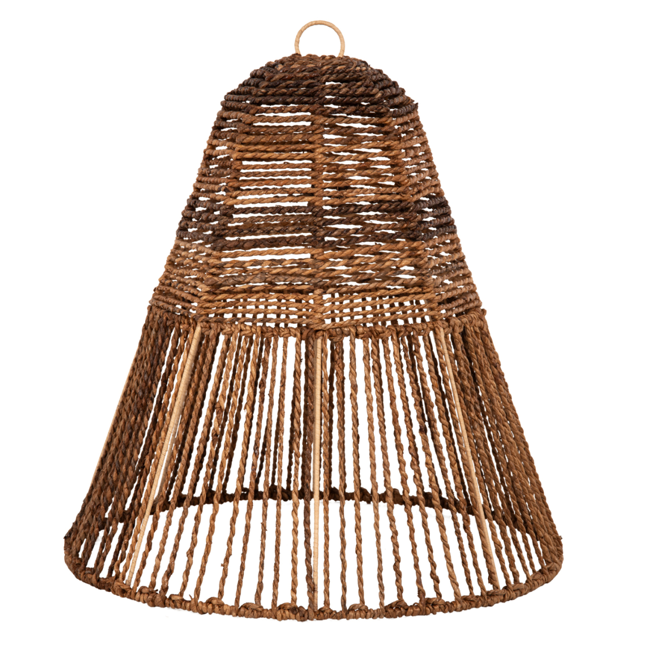 CEILING PENDANT LAMP HM7859 DRIED BANANA TREE FIBERS IN BROWN COLOR Φ61x61-156Hcm. [3]