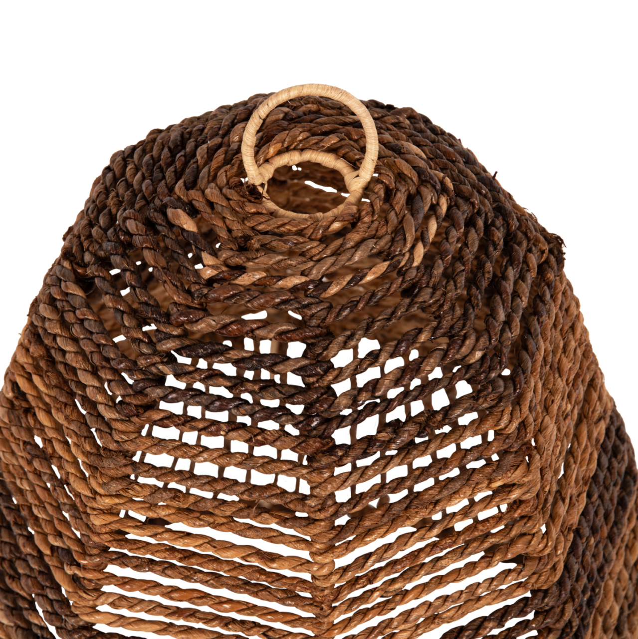 CEILING PENDANT LAMP HM7859 DRIED BANANA TREE FIBERS IN BROWN COLOR Φ61x61-156Hcm. [4]