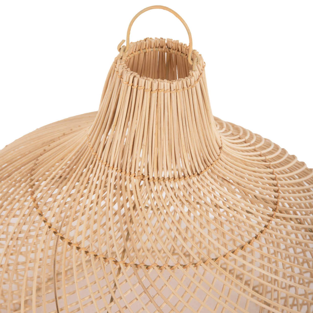 CEILING PENDANT LAMP HM7860 NATURAL RATTAN IN NATURAL COLOR Φ54x46-141Hcm. [3]