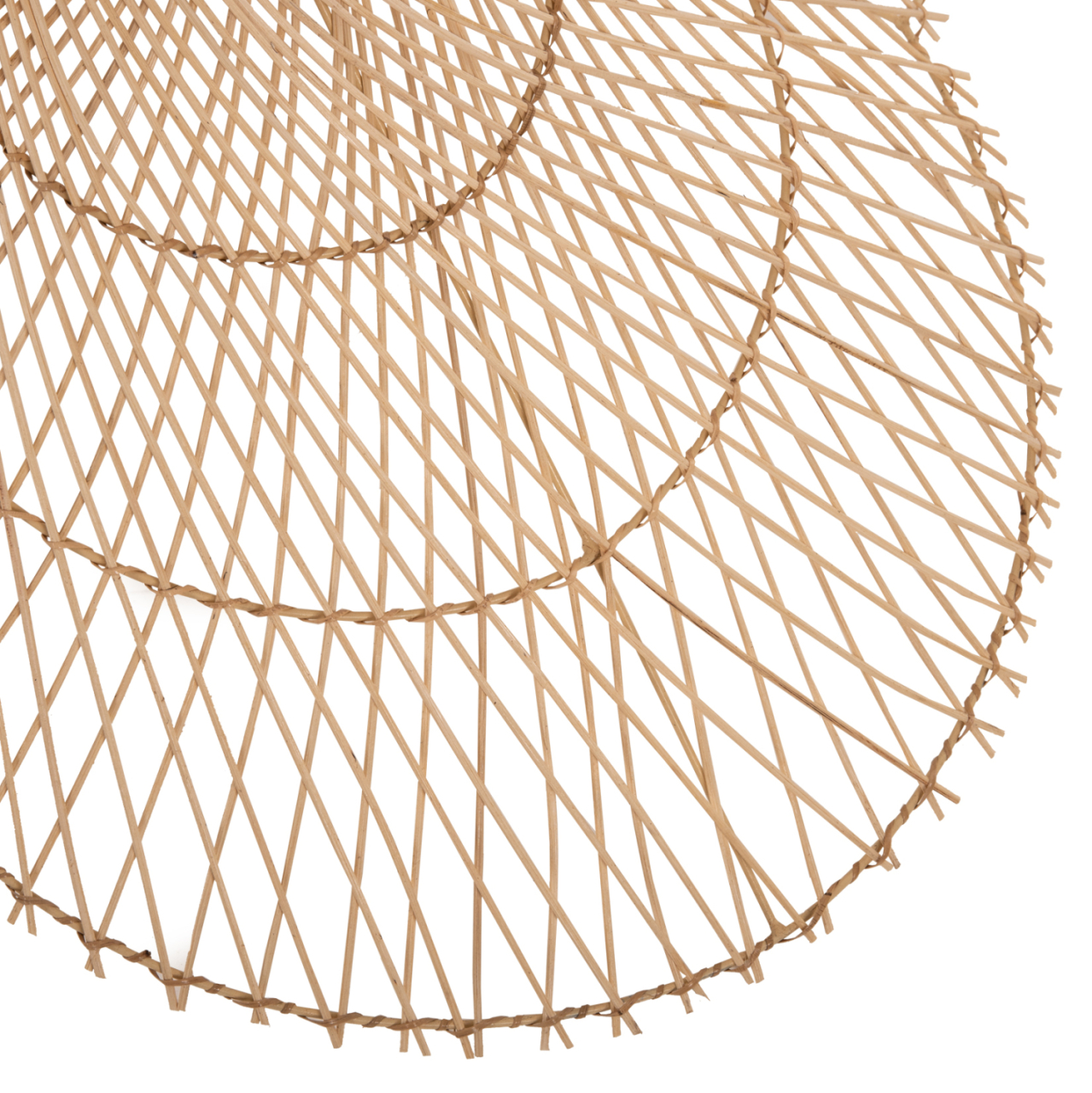CEILING PENDANT LAMP HM7879.02 RATTAN IN NATURAL COLOR Φ80x31x126Hcm. [5]