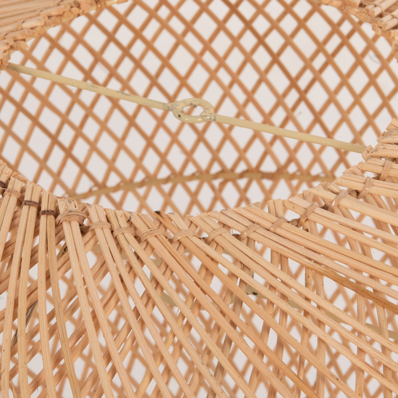 CEILING PENDANT LAMP HM7882 RATTAN IN NATURAL COLOR Φ49x157Hcm. [4]