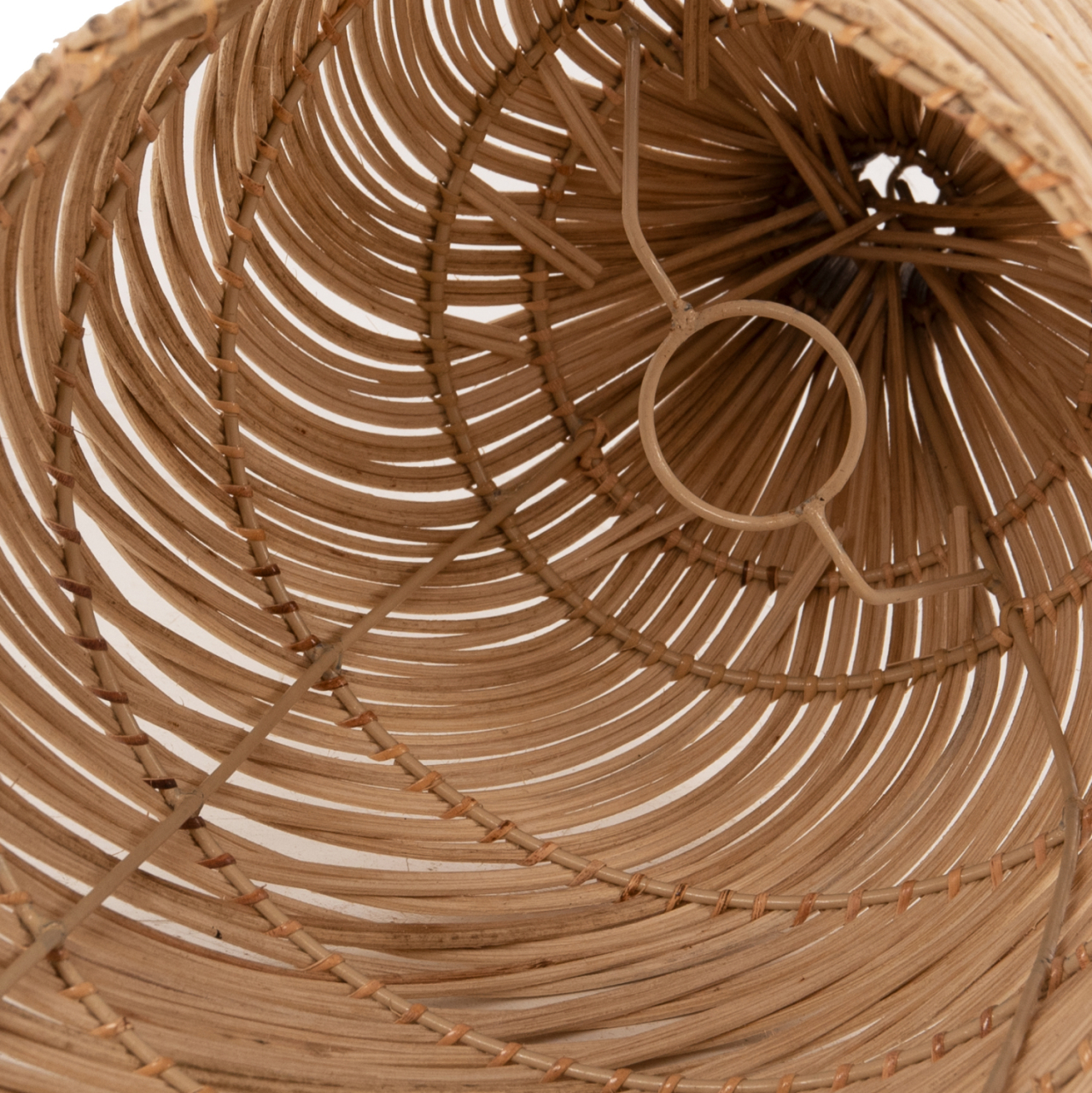 CEILING PENDANT LAMP HM7885 RATTAN IN NATURAL COLOR Φ23x148Hcm. [3]