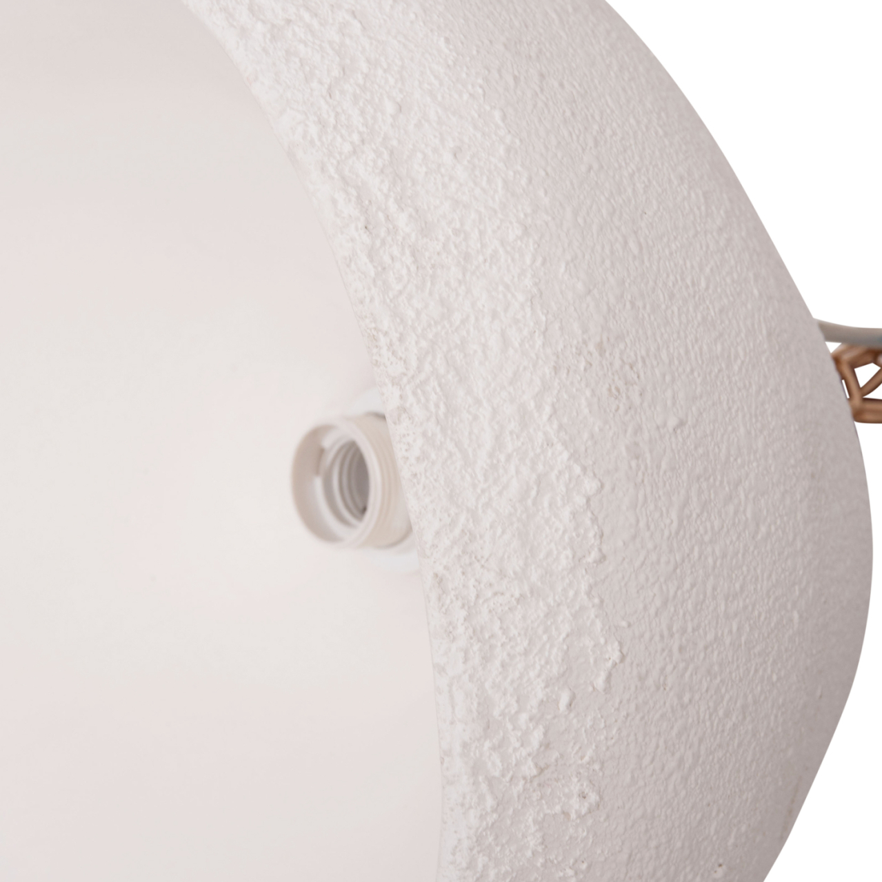 CEILING PENDANT LAMP JAYLEN HM4703.02S FIBER CEMENT IN WHITE Hcm. [10]
