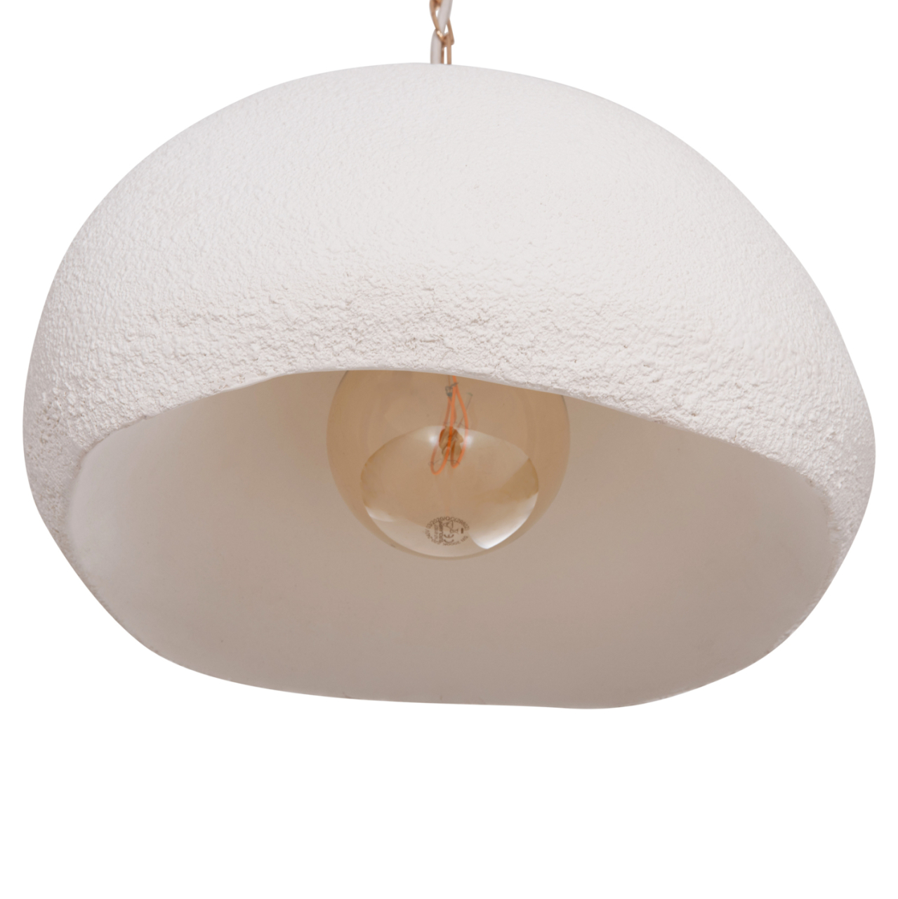 CEILING PENDANT LAMP JAYLEN HM4703.02S FIBER CEMENT IN WHITE Hcm. [4]