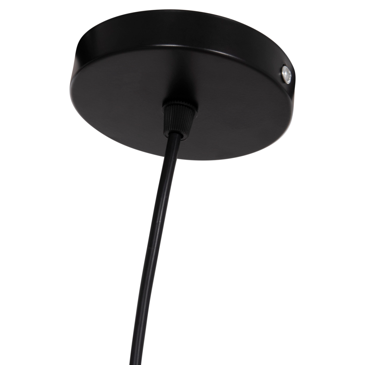 CEILING PENDANT LAMP ORDEM HM4715 SISAL and BANANA FIBERS CAP--BLACK and NATURAL Φ75cm [9]