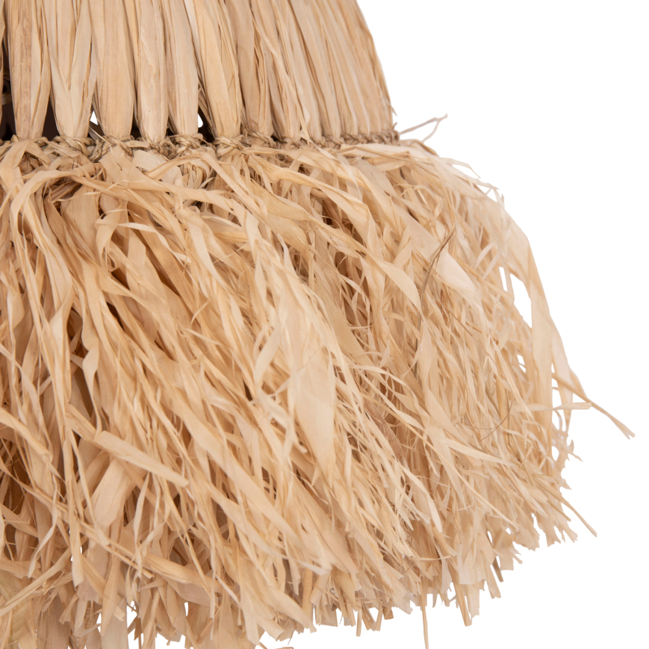 CEILING PENDANT LAMP SIFO HM4714 SISAL and BANANA FIBERS CAP-NATURAL and MIX Φ35x45Hcm. [4]