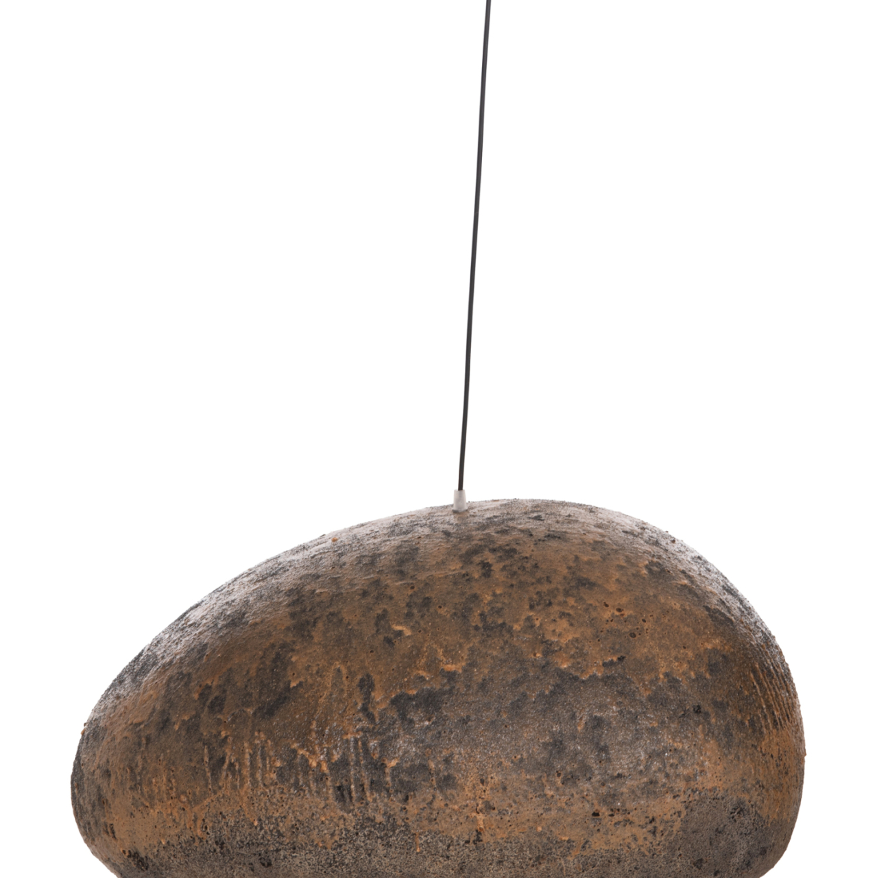 CEILING PENDANT LAMP STONE-LOOK STONER (L) HM4419.03 BROWN/GREY--73x55x40Hcm. [7]
