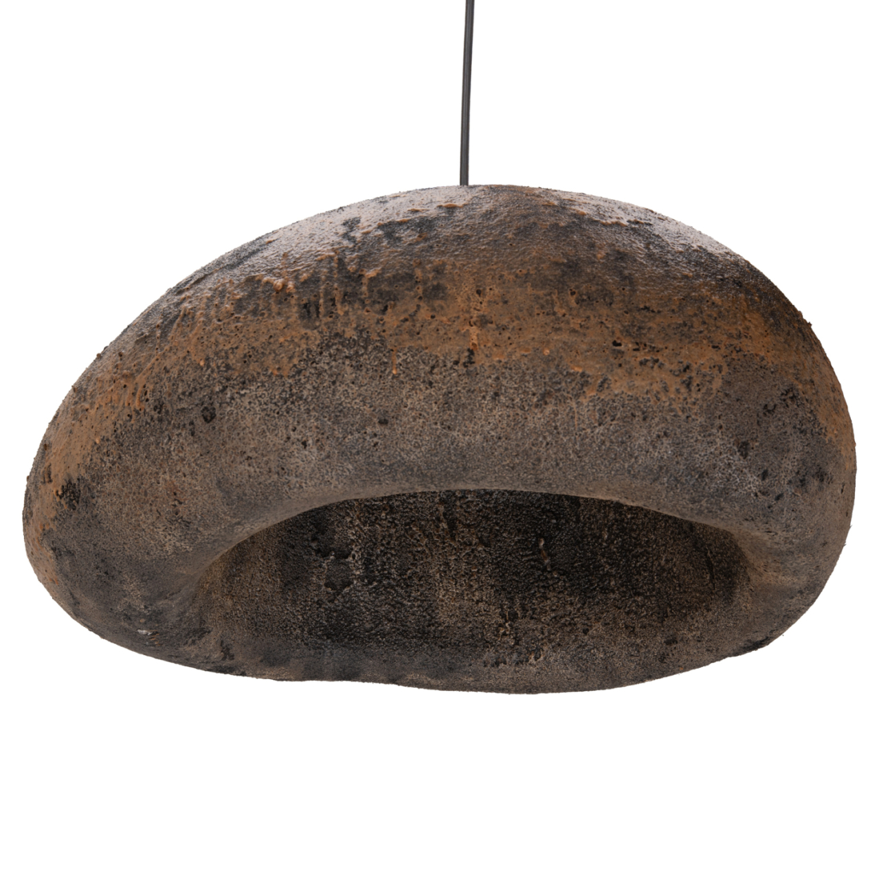 CEILING PENDANT LAMP STONE-LOOK STONER (L) HM4419.03 BROWN/GREY--73x55x40Hcm. [6]
