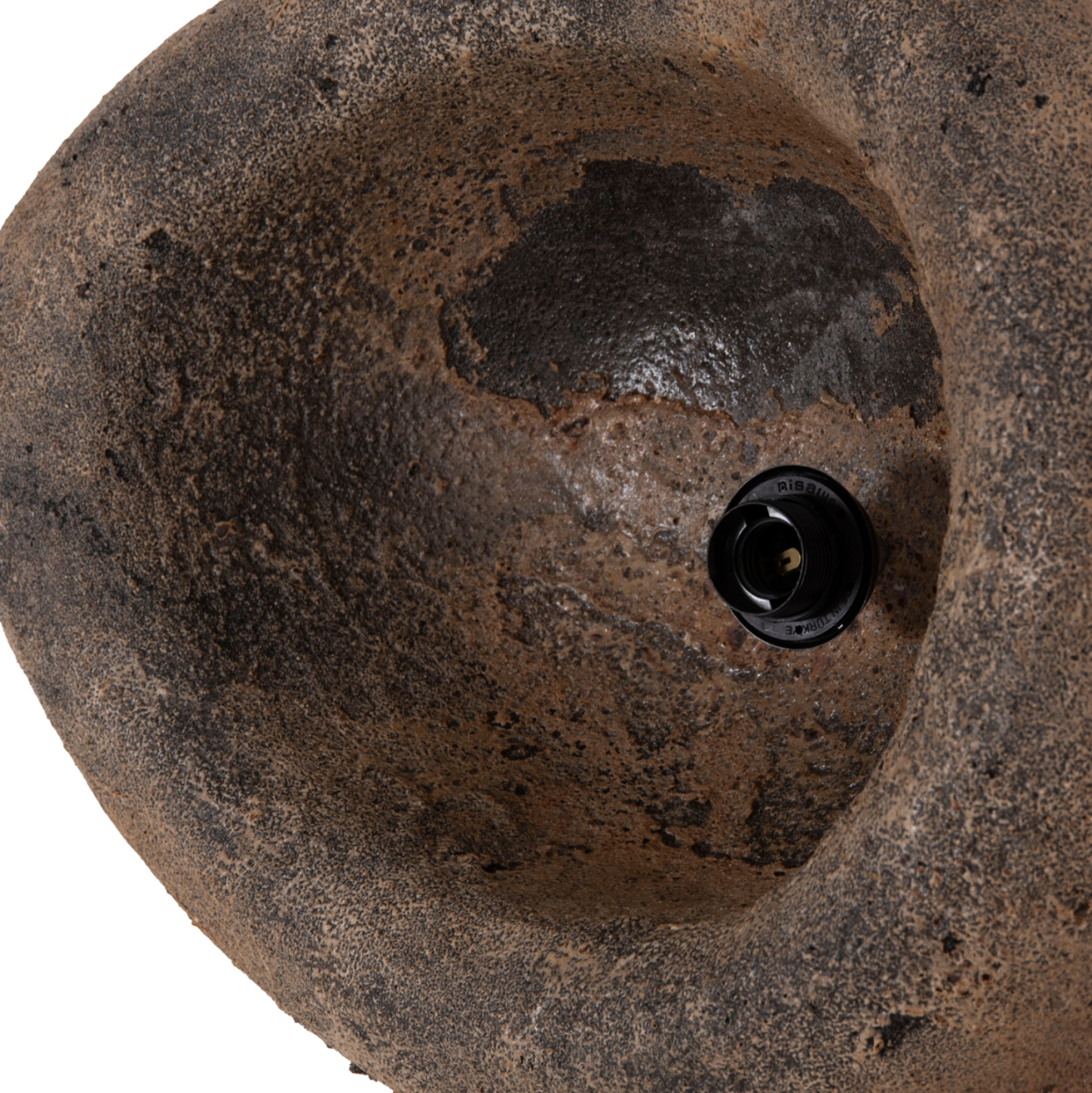CEILING PENDANT LAMP STONE-LOOK STONER (M) HM4418.03 GREY/BROWN-- 55x45x40Hcm. [10]