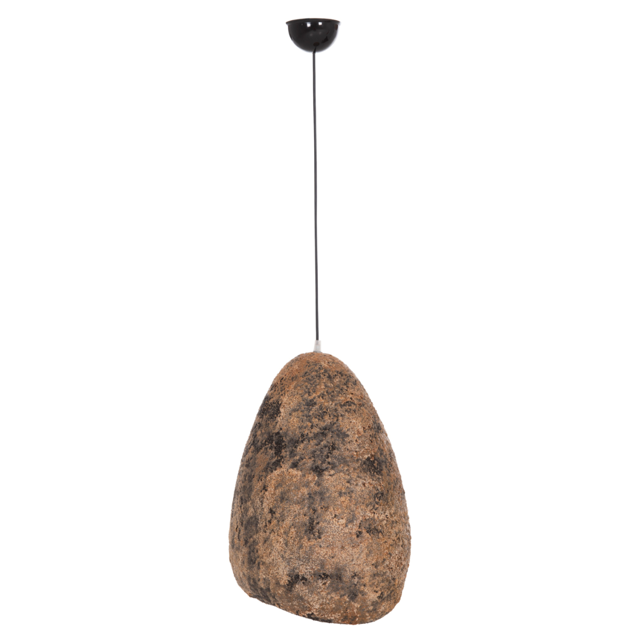 CEILING PENDANT LAMP STONE-LOOK STONER (S) HM4417.03 GREY/BROWN-- 37x30x45Hcm. [6]
