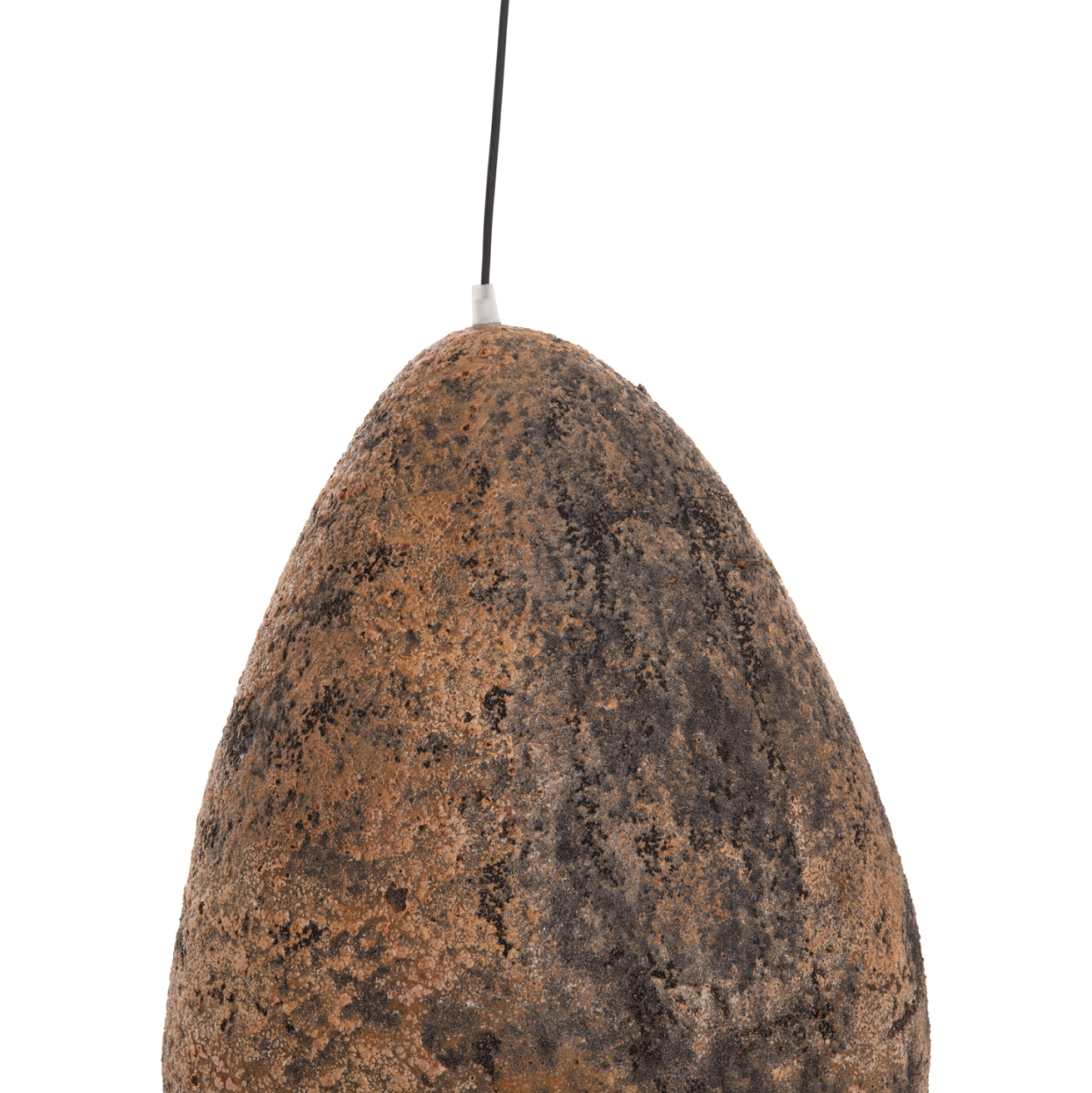 CEILING PENDANT LAMP STONE-LOOK STONER (S) HM4417.03 GREY/BROWN-- 37x30x45Hcm. [4]