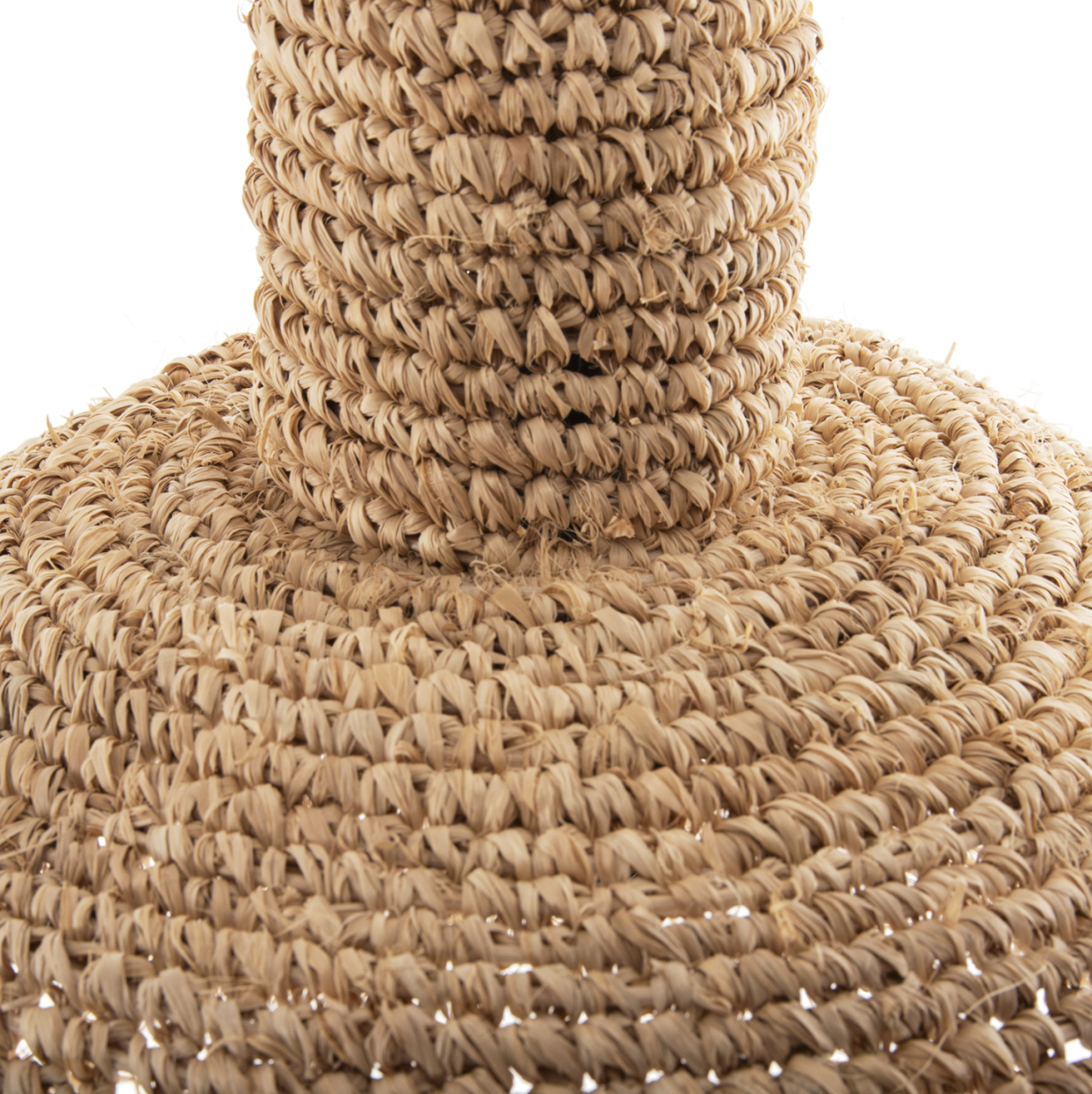 CEILING PENDANT LAMP WITH FRINGES HM7855 DRIED PALM FIBERS Φ41,5x48Hcm. [4]