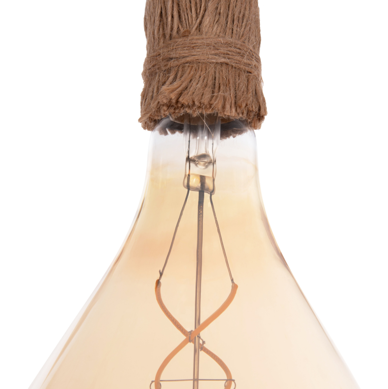 CEILING PENDANT LAMP WITH LIGHT BULB HM11928.01--ROPE 1M LONG AND 2cm THICK-E27 SOCKET [9]