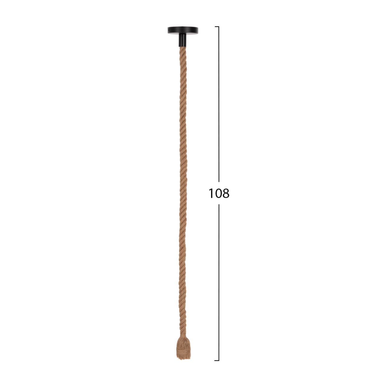 CEILING PENDANT LAMP WITH LIGHT BULB HM11932.01--ROPE 1M LONG AND 2cm THICK-E27 SOCKET [4]
