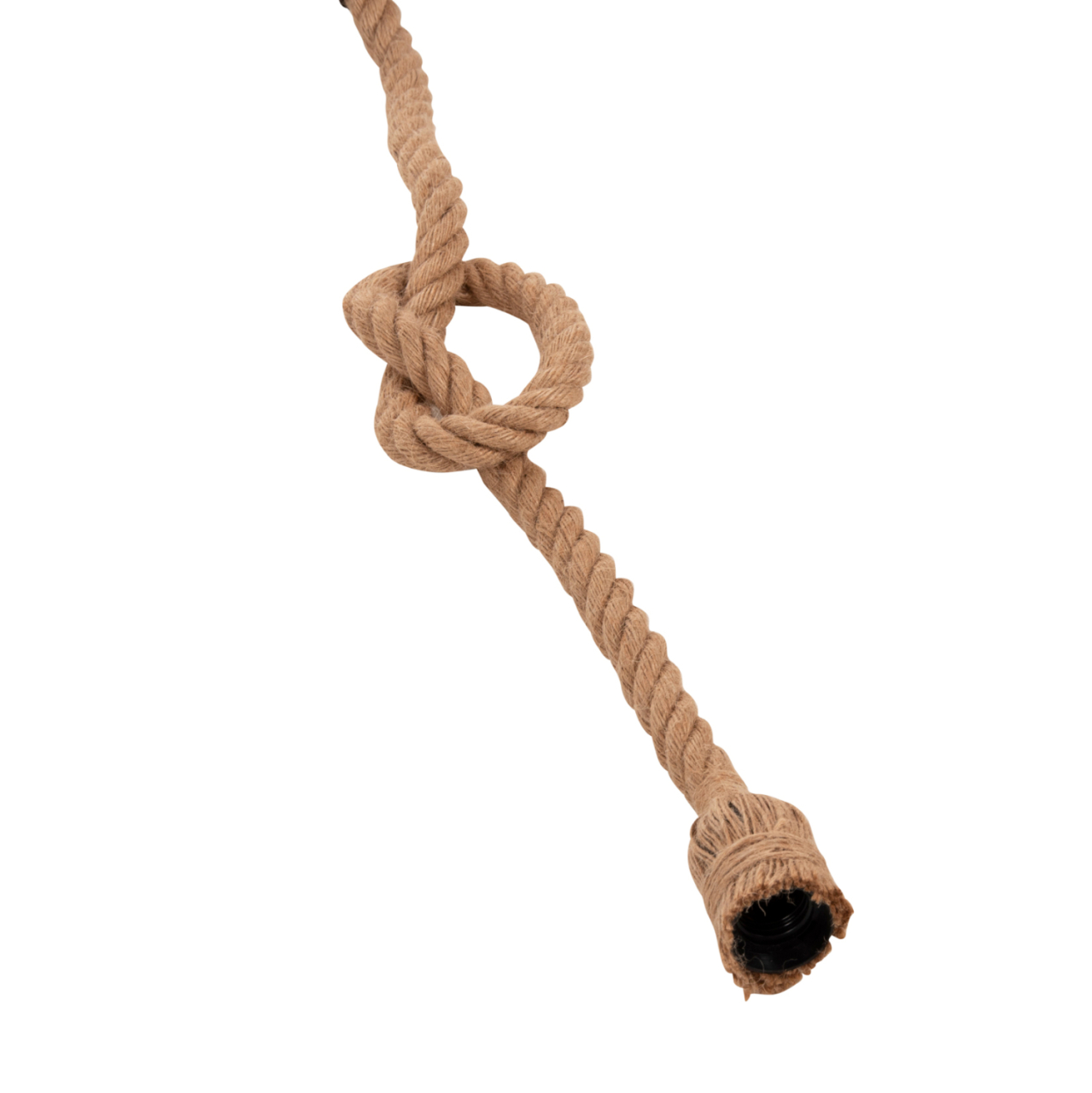 CEILING PENDANT LAMP WITH LIGHT BULB HM11934--ROPE 1M LONG AND 2cm THICK-E27 SOCKET [8]