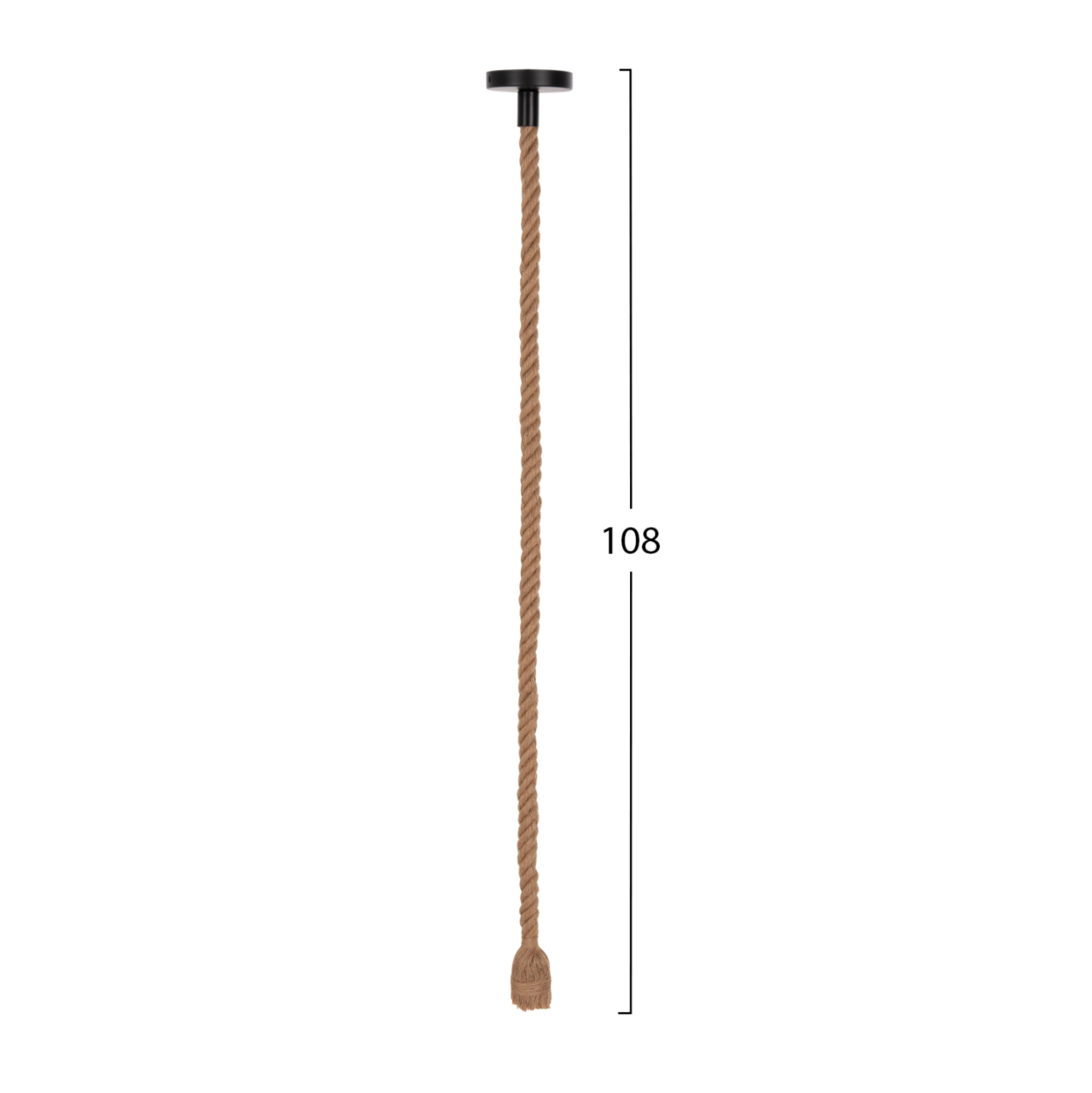 CEILING PENDANT LAMP WITH LIGHT BULB HM11934--ROPE 1M LONG AND 2cm THICK-E27 SOCKET [4]