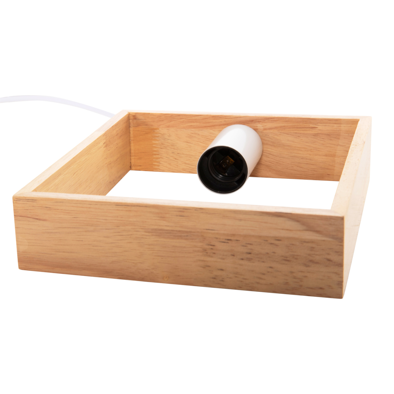 CEILING PENDANT LUMINAIRE HM4072 3-LIGHT WOODEN GEOMETRICAL SHAPES [6]