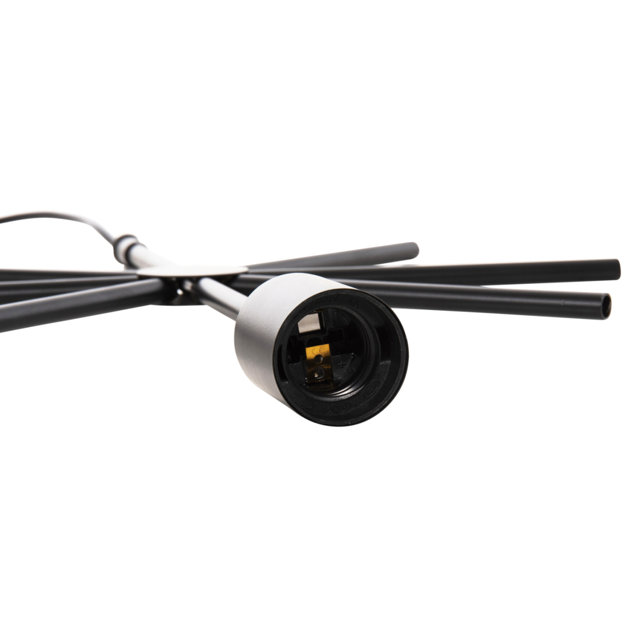 CEILING PENDANT LUMINAIRE HM4098 BLACK METAL STAR 34x40x106H cm. [5]
