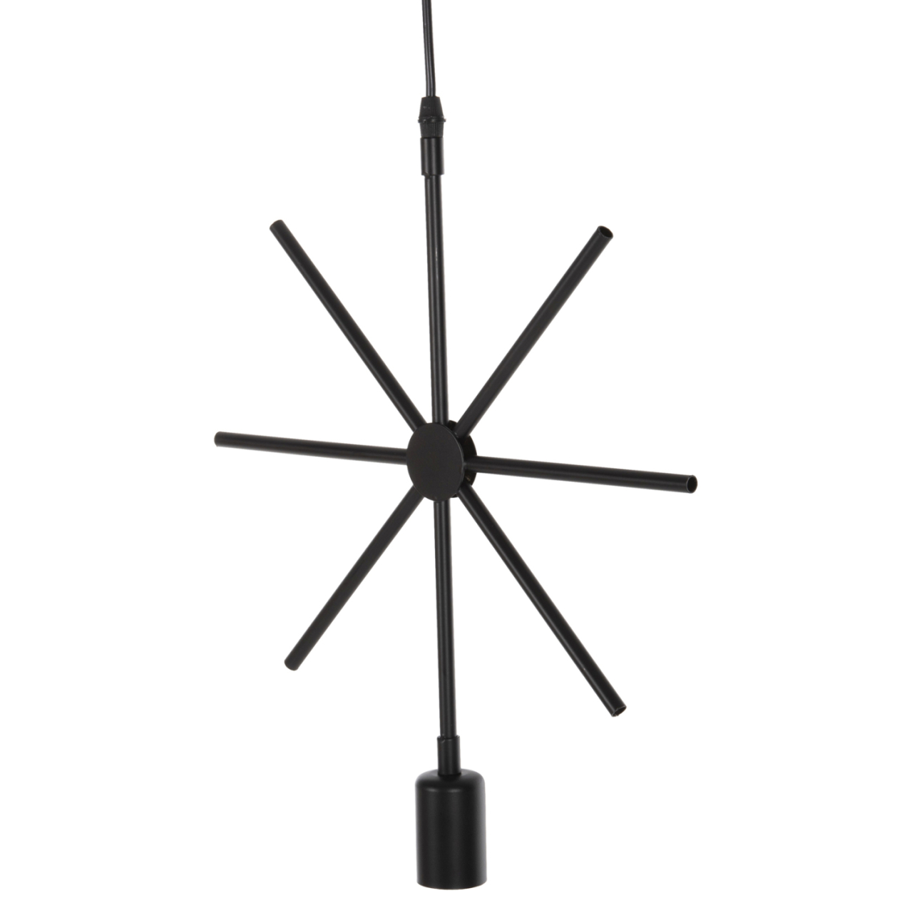 CEILING PENDANT LUMINAIRE HM4098 BLACK METAL STAR 34x40x106H cm. [4]