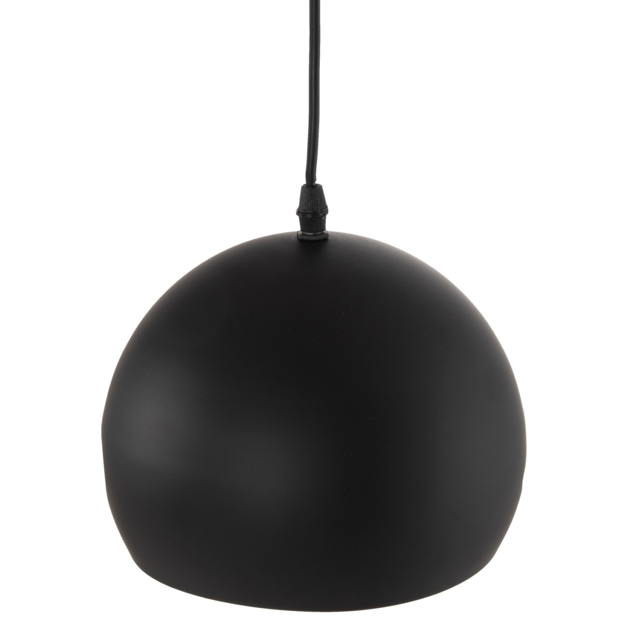CEILING PENDANT LUMINAIRE HM4154 BLACK ALUMINUM SPHERICAL CAP Φ20x113Hcm. [4]