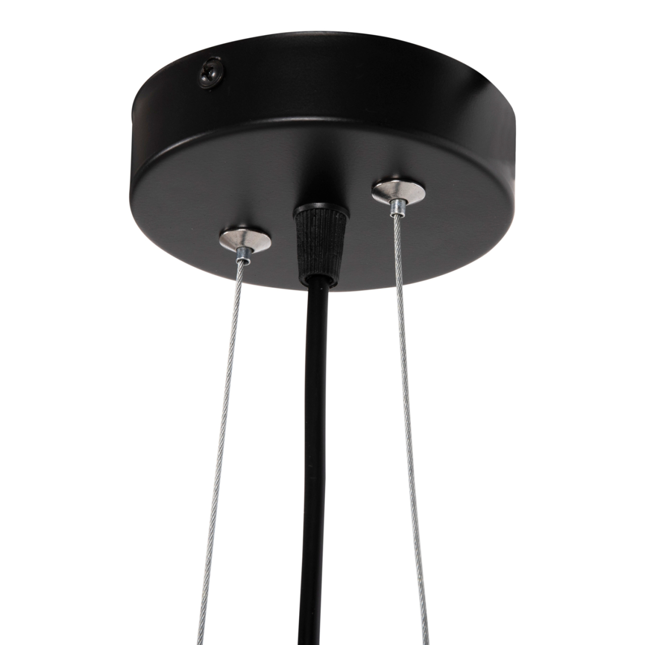 CEILING PENDANT LUMINAIRE HM4172 BLACK METAL TUBE-2 BULBS Φ6x60H cm. [6]