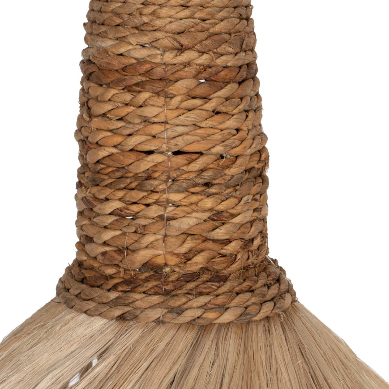 CEILING PENDANT MADE OF ABACA AND BANANA FIBERS NATURAL COLOR 55x55x75Hcm.HM7774 [3]
