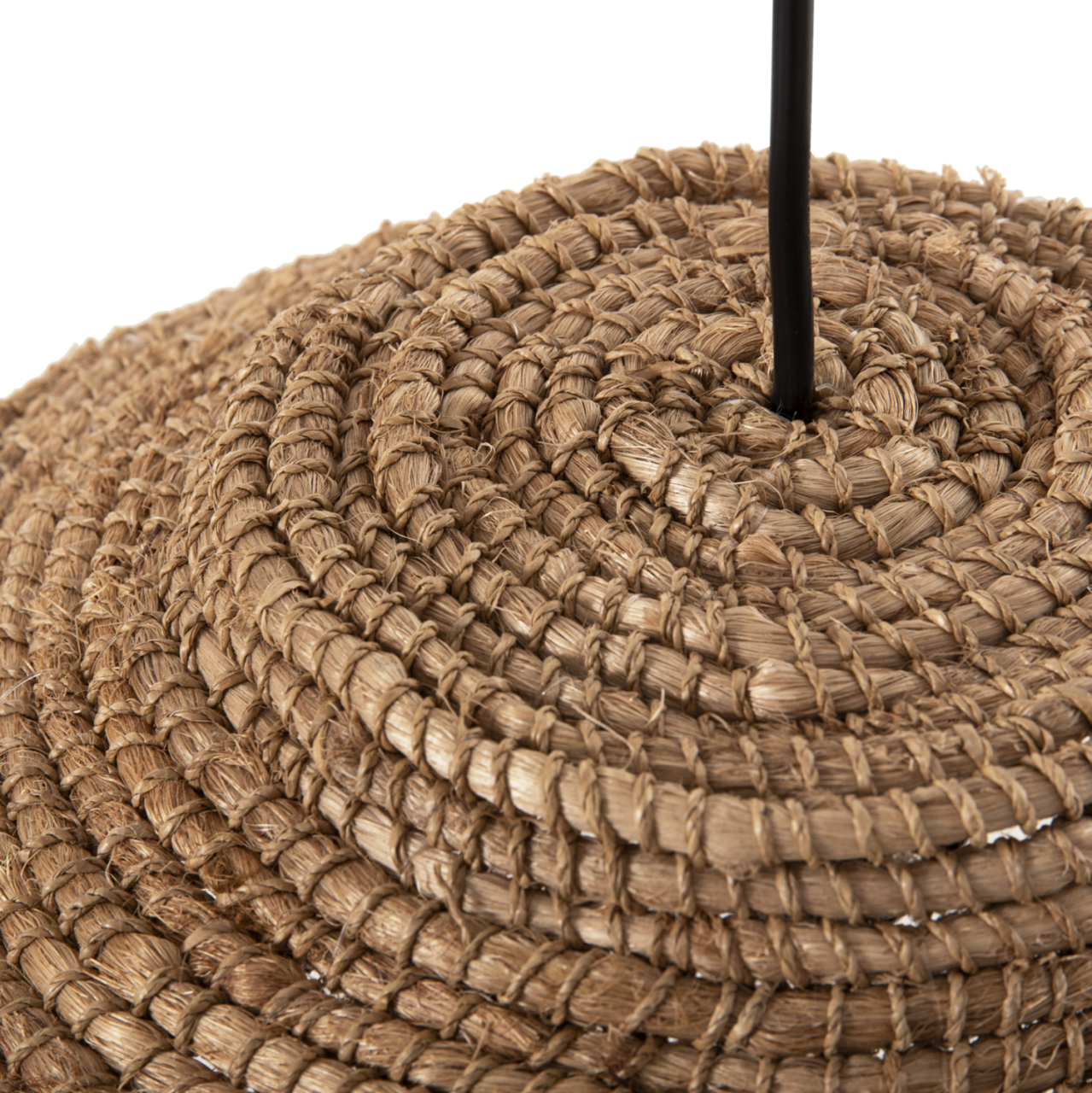 CEILING PENDANT MANILA HEMP FIBERS IN NATURAL COLOR Φ41x14-120Hcm. HM7784 [6]