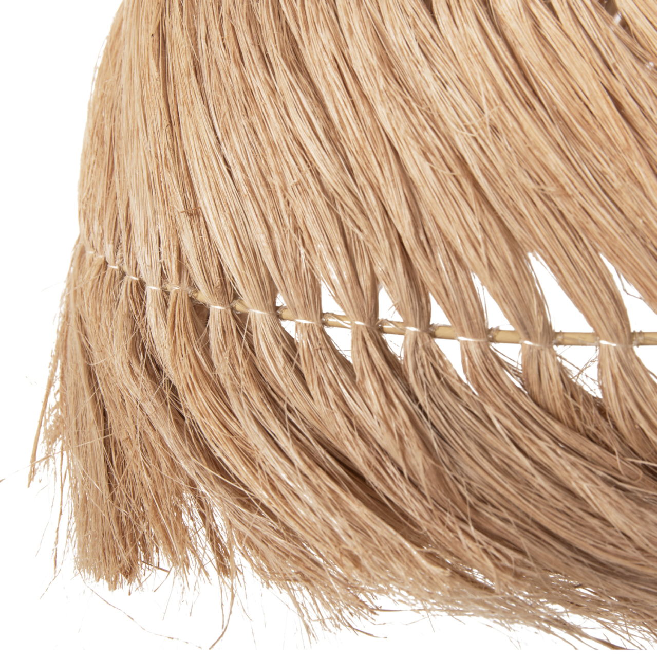 CEILING PENDANT MENDONG GRASS FIBERS IN NATURAL COLOR Φ38x34-120Hcm.HM7776 [6]