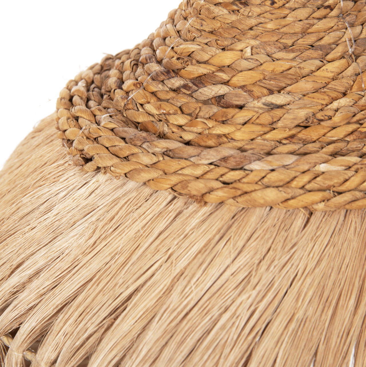 CEILING PENDANT MENDONG GRASS FIBERS IN NATURAL COLOR Φ38x34-120Hcm.HM7776 [5]