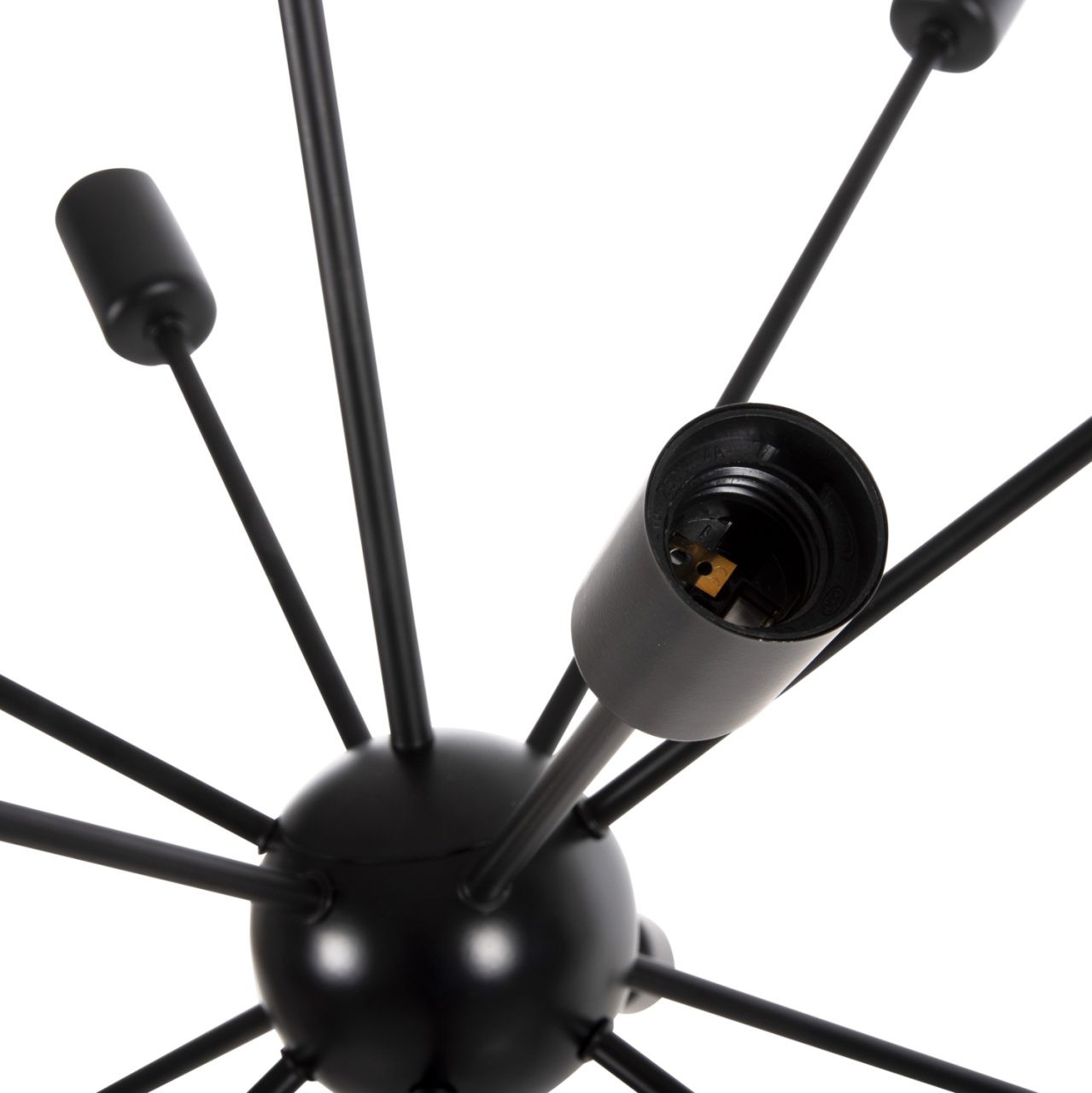CEILING PENDANT MULTILIGHT HM4173 BLACK METAL Φ85x115H cm. [4]