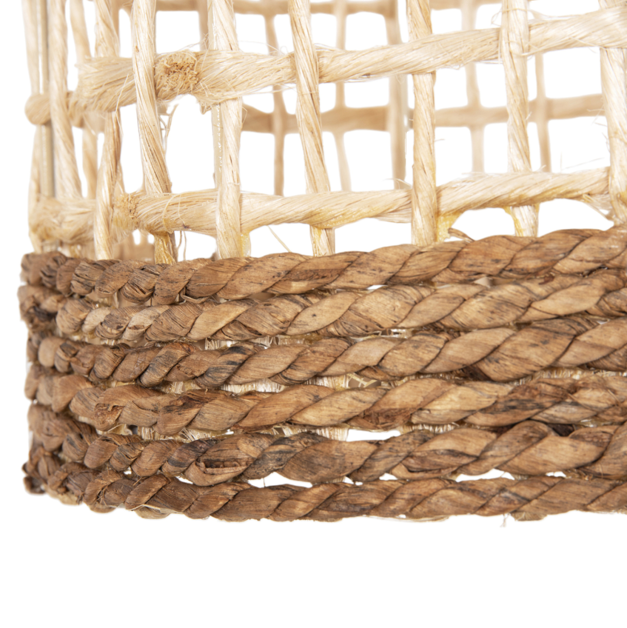 CEILING PENDANT OBLONG CYLINDRICAL CAP ABACA FIBERS IN NATURAL Φ21x43-120Hcm.HM7768 [6]