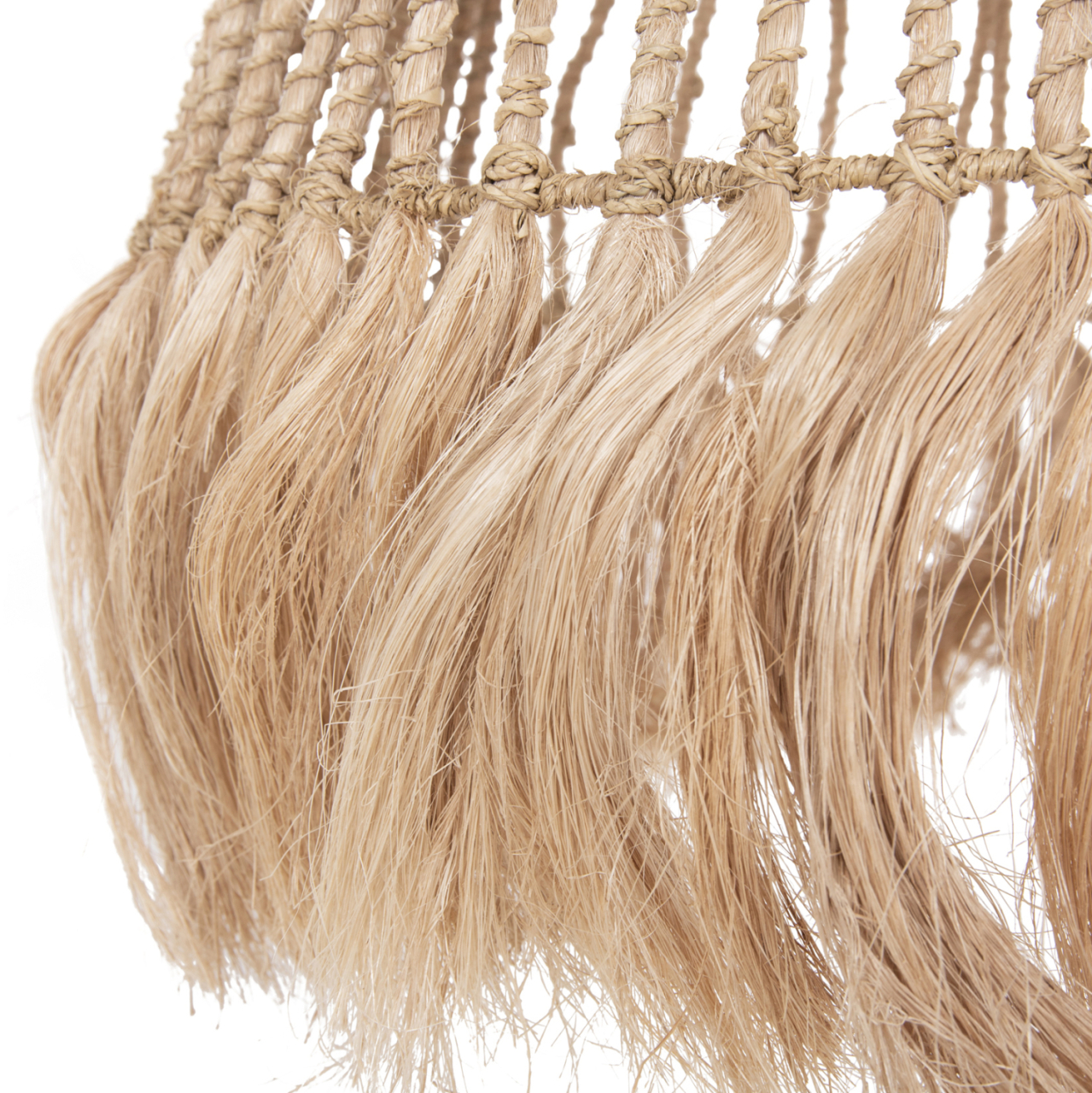CEILING PENDANT WITH ABACA FIBERS CAP NATURAL COLOR Φ51x65-120Hcm.HM7752 [7]