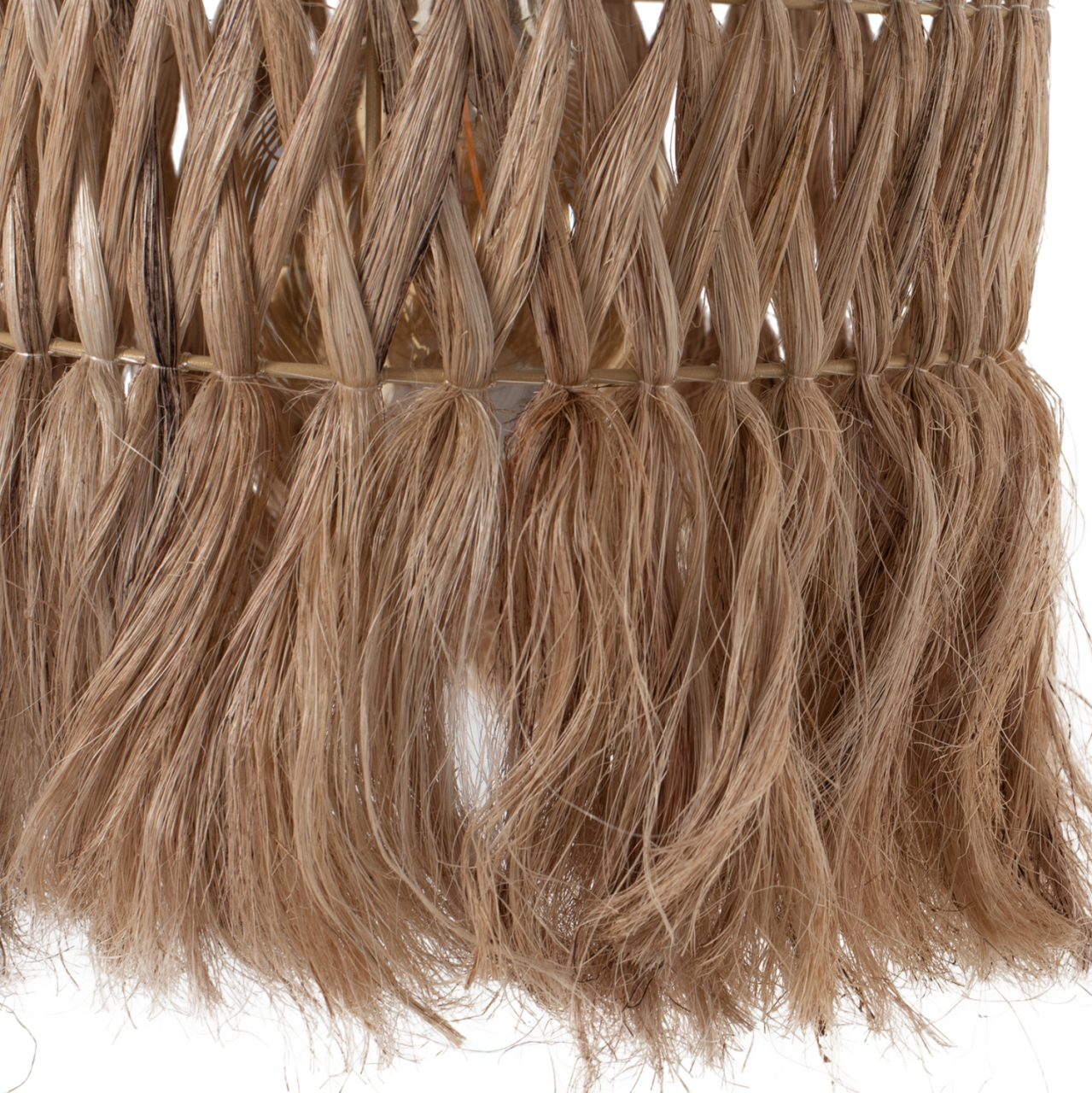 CEILING PENDANT WITH CYLINDRICAL CAP MADE OF ABACA FIBERS IN NATURAL COLOR 30X30X40Hcm.HM7781 [6]
