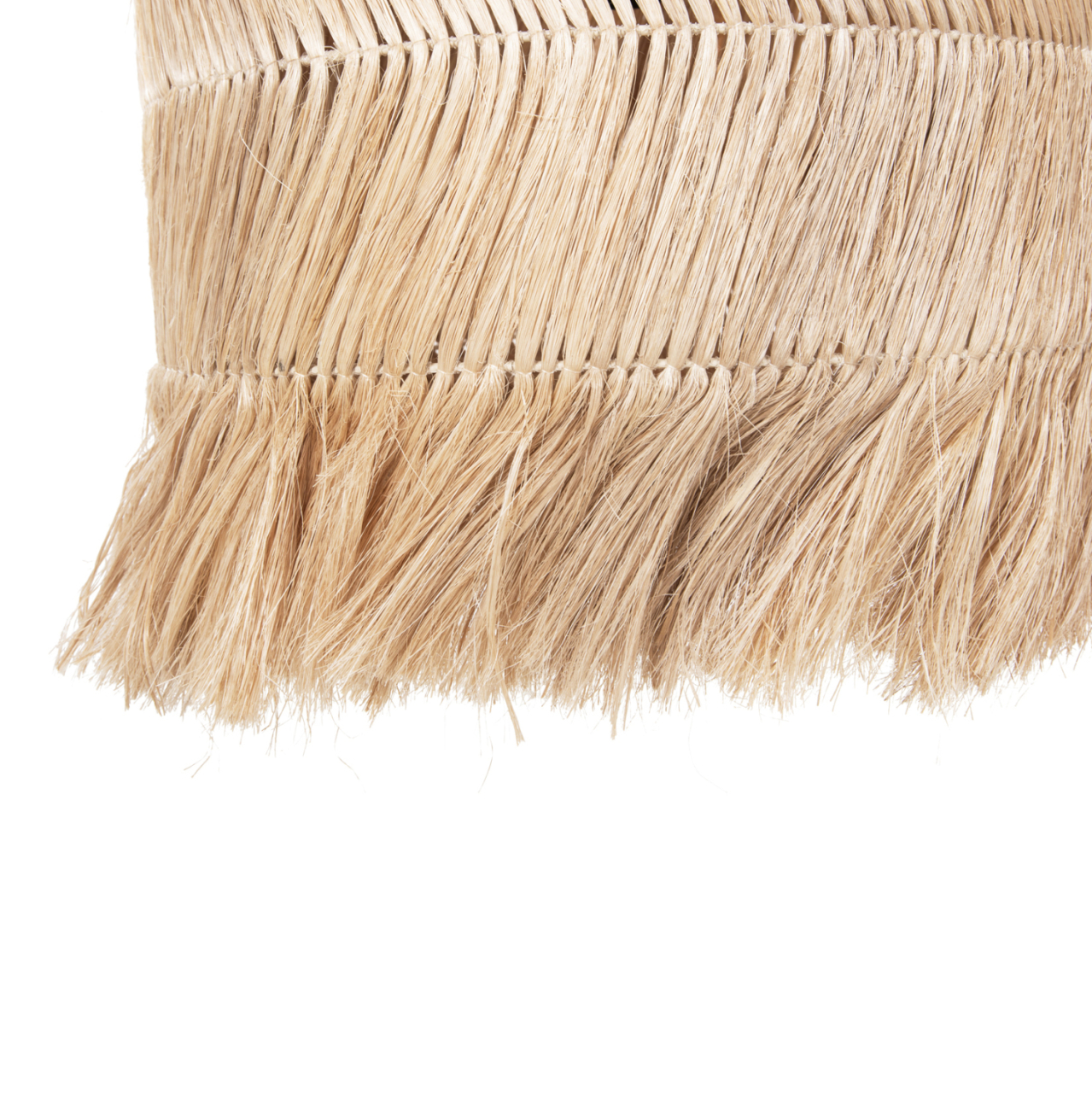 CEILING PENDANT WITH CYLINDRICAL CAP MADE OF ABACA FIBERS NATURAL COLOR Φ45x52-120Yεκ.HM7757 [7]