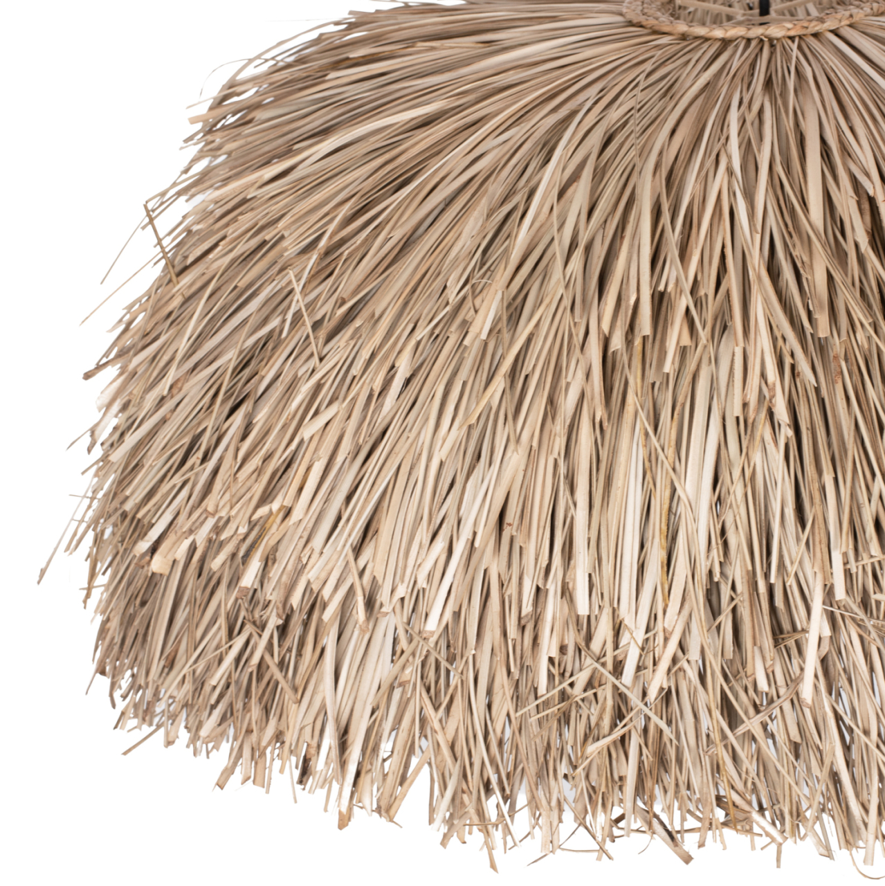 CEILING PENDANT WITH PANDAN AND MENDONG GRASS CAP NATURAL COLOR Φ80Χ35Hcm.HM7778 [4]