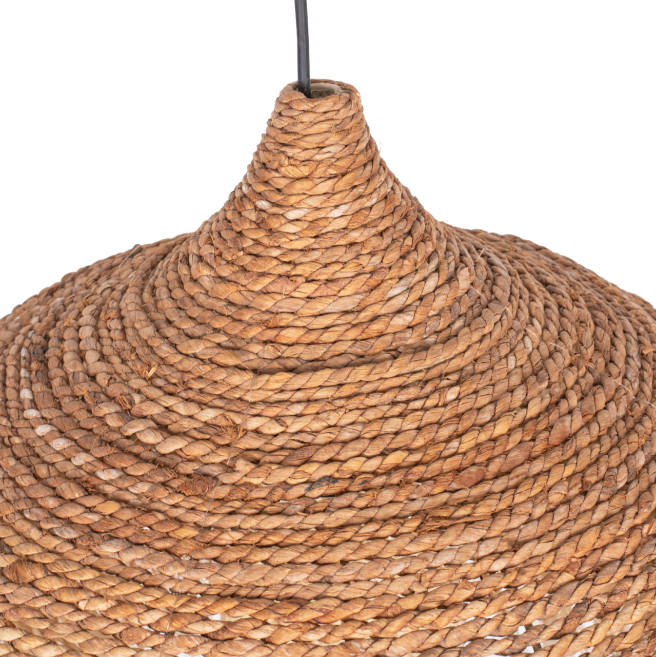 CEILING PENDANT WITH SISAL FIBER CAP IN NATURAL COLOR 50x50x50Hcm.HM7786 [4]