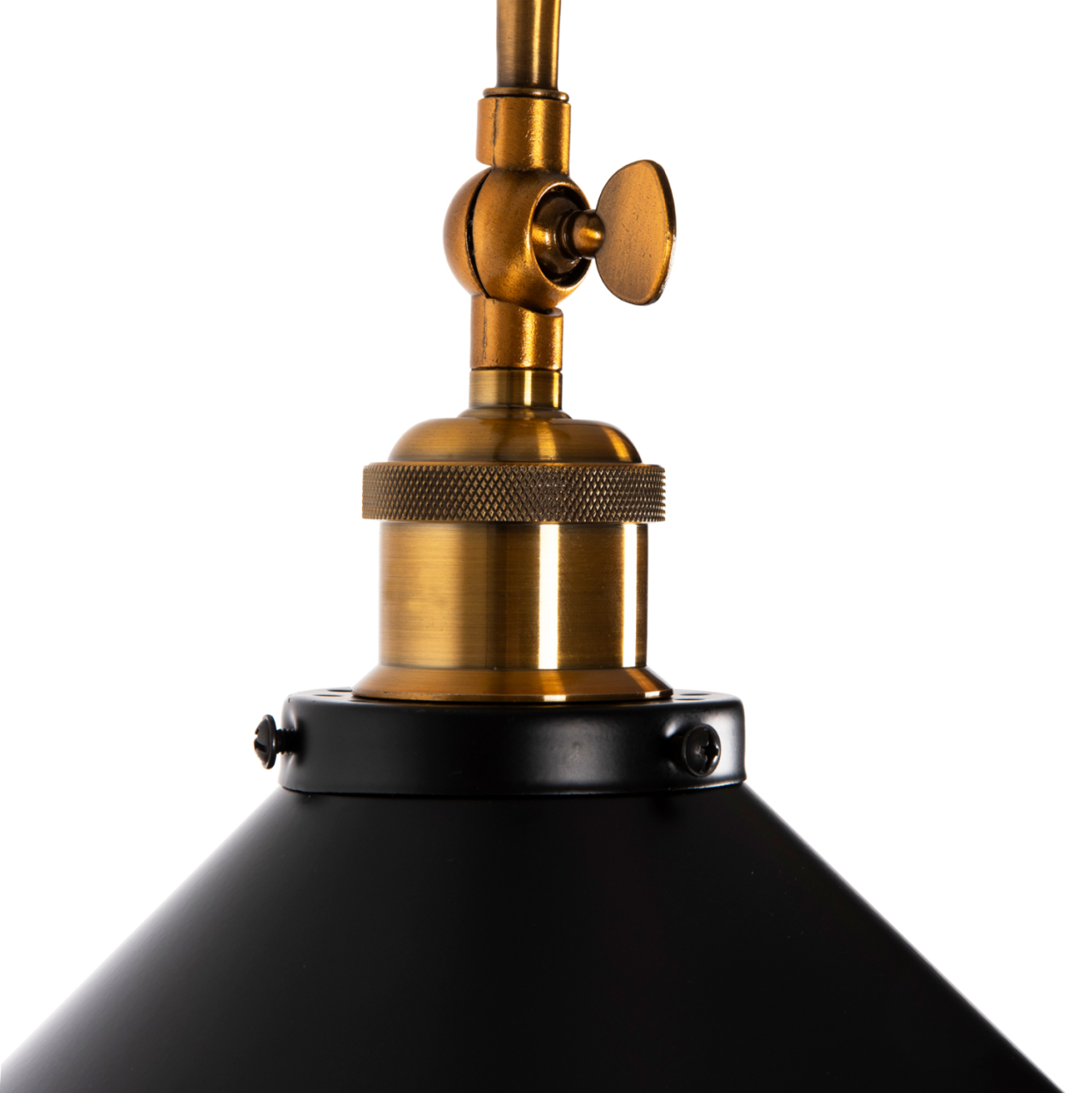 CEILING/WALL LAMP HM4121 BLACK-GOLD METAL Φ21x31Hcm. [5]