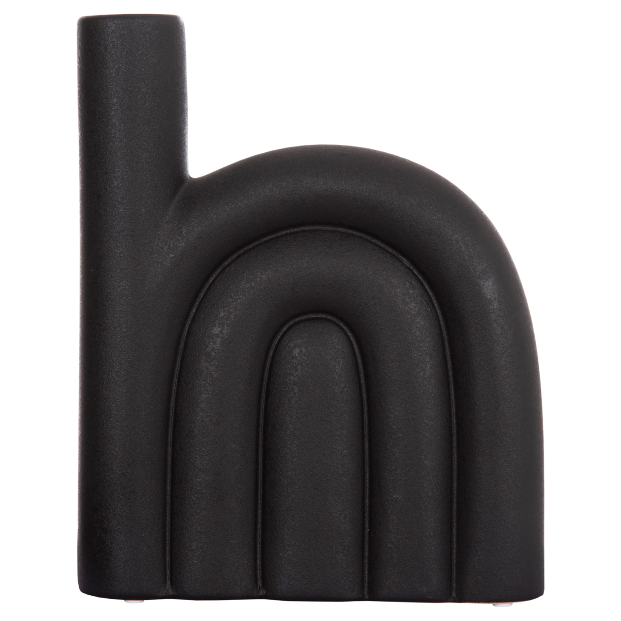 CERAMIC TABLE DECOR ARCON HM4639.02 MATTE BLACK 23x5,5x29Hcm. [3]