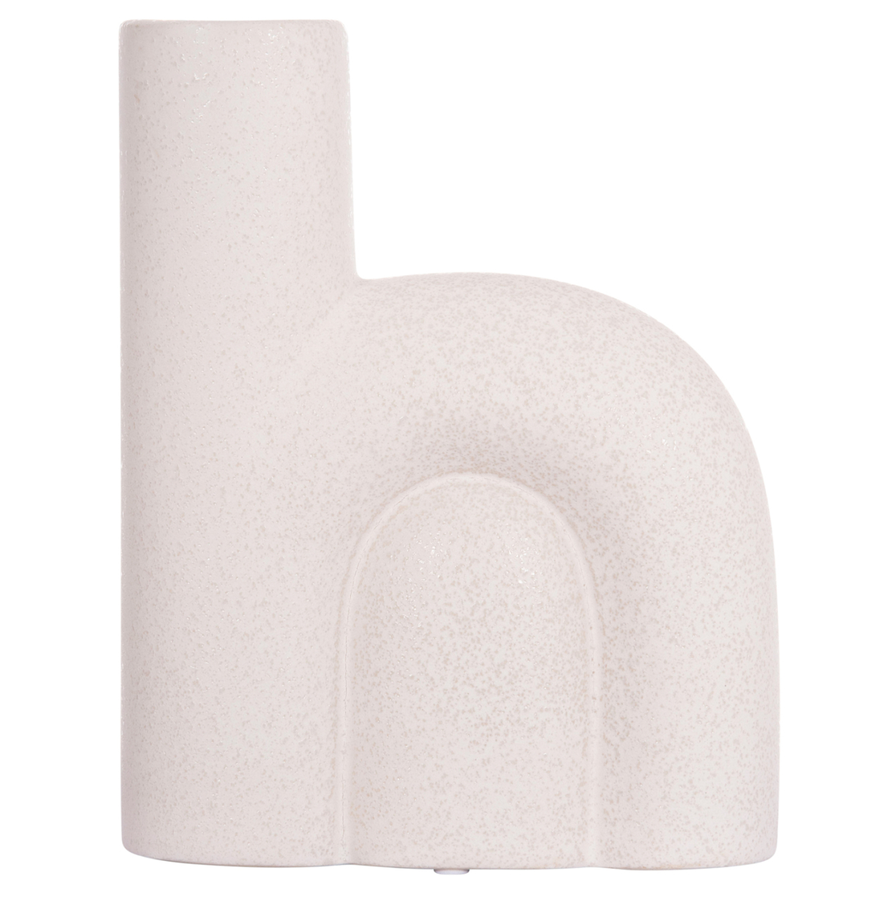 CERAMIC TABLE DECOR ARCON HM4640.01 OFF WHITE WITH CRYSTALLIZATION 19x7x24Hcm. [3]
