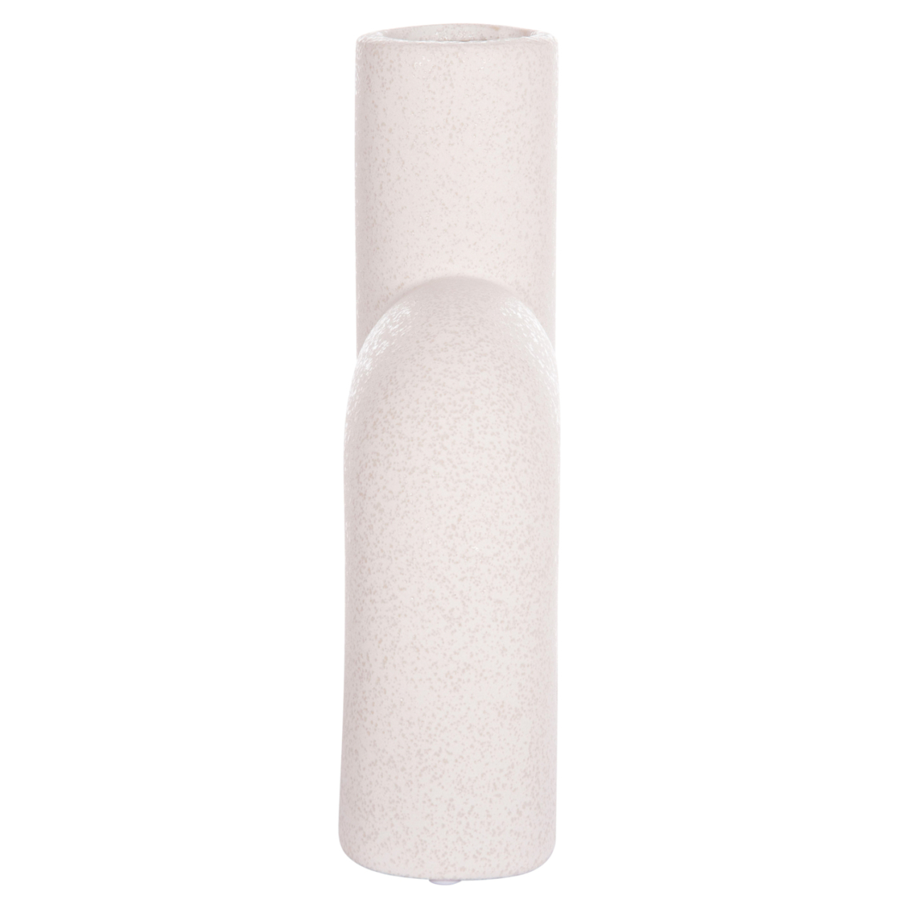 CERAMIC TABLE DECOR ARCON HM4640.01 OFF WHITE WITH CRYSTALLIZATION 19x7x24Hcm. [4]