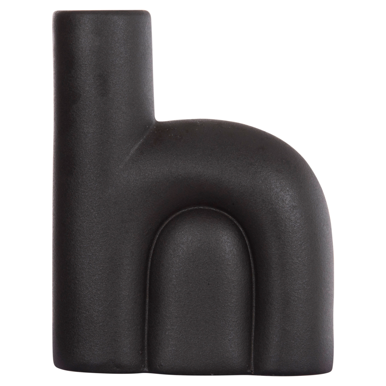 CERAMIC TABLE DECOR ARCON HM4640.02 MATTE BLACK 19x7x24Hcm. [3]