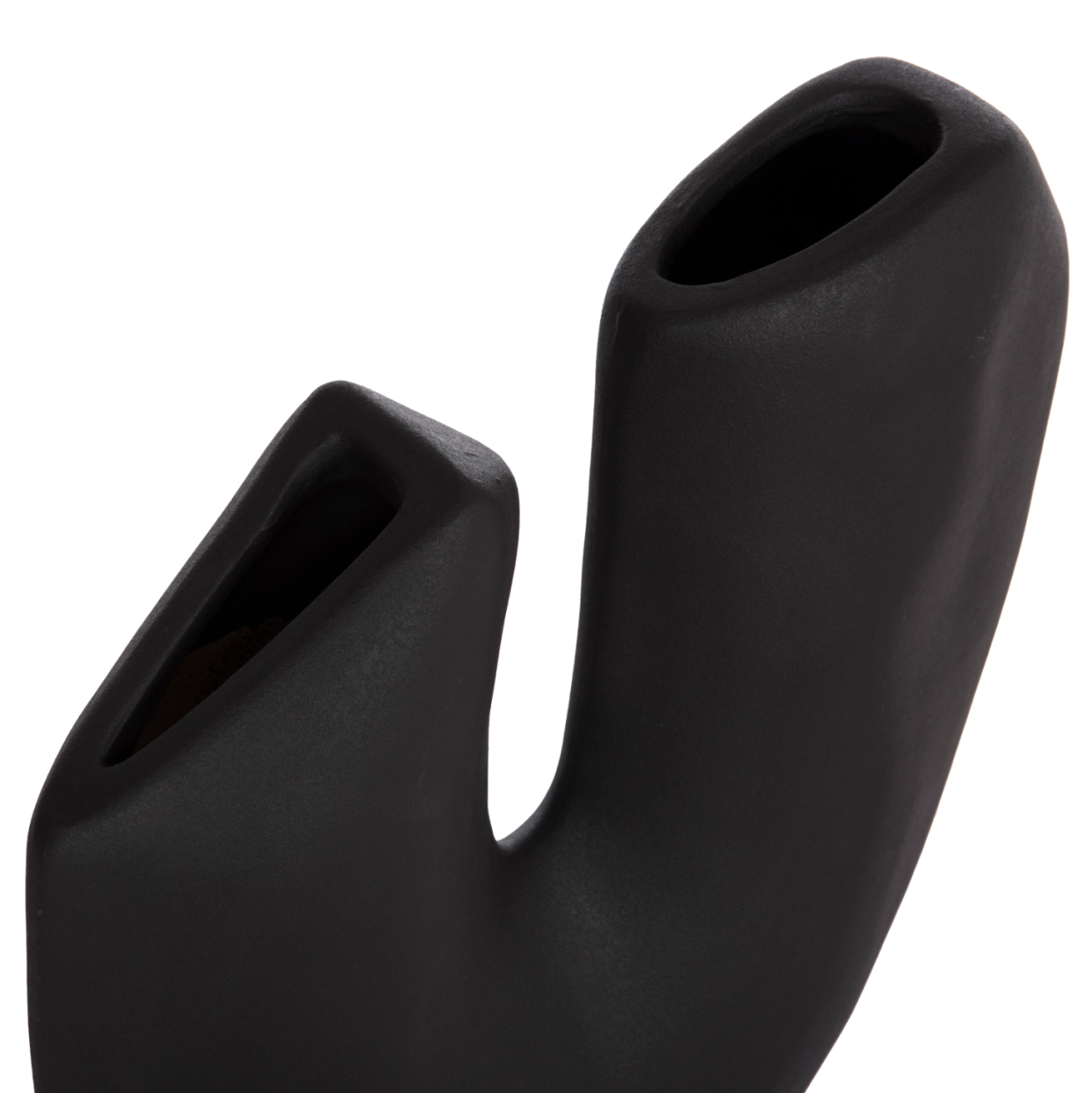 CERAMIC TABLE DECOR ARKEN HM4618.02 BLACK MATTE 29x8x37Hcm. [6]
