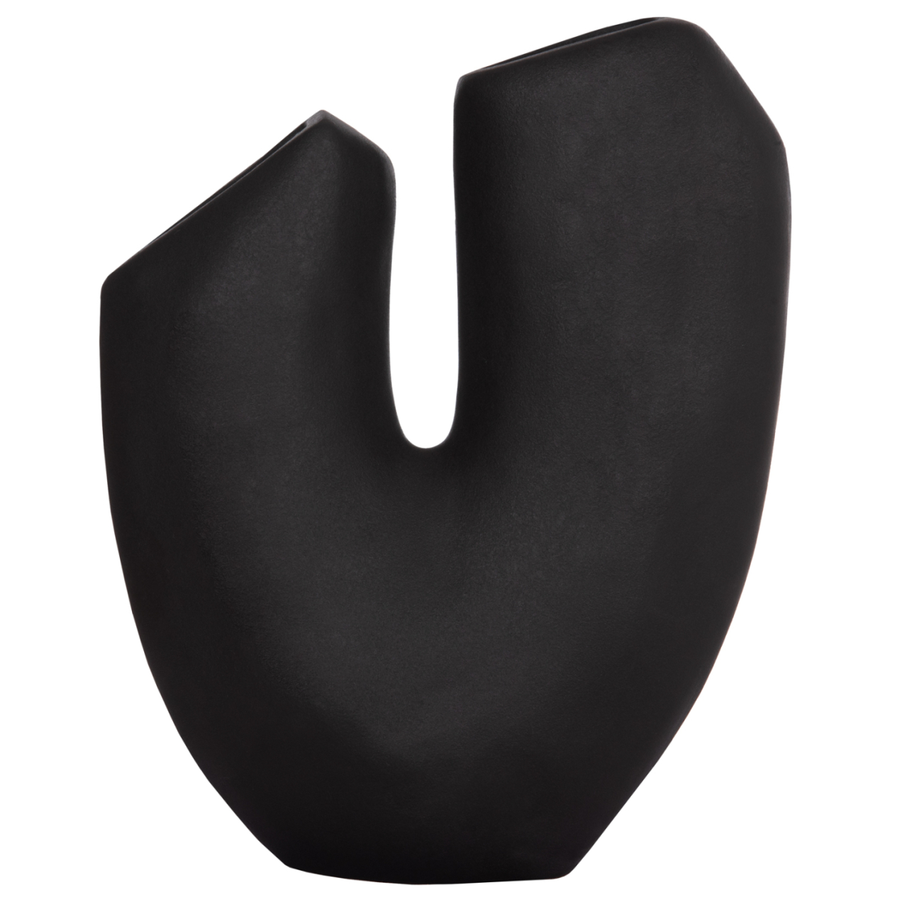 CERAMIC TABLE DECOR ARKEN HM4618.02 BLACK MATTE 29x8x37Hcm. [3]