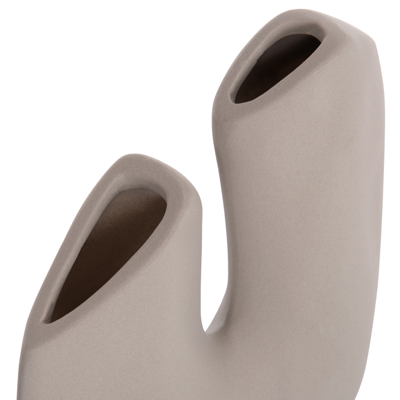 CERAMIC TABLE DECOR ARKEN HM4619.03 GREY MATTE 20.5x8x26Hcm. [6]