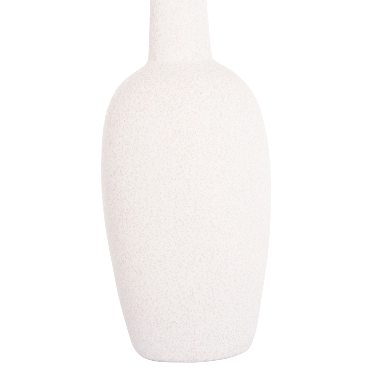 CERAMIC TABLE DECOR ELENDIL HM4591.01 OFF WHITE WITH CRYSTALLIZATION Φ12x39.5Hcm. [6]
