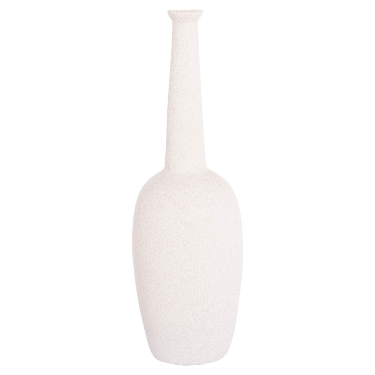 CERAMIC TABLE DECOR ELENDIL HM4591.01 OFF WHITE WITH CRYSTALLIZATION Φ12x39.5Hcm. [3]