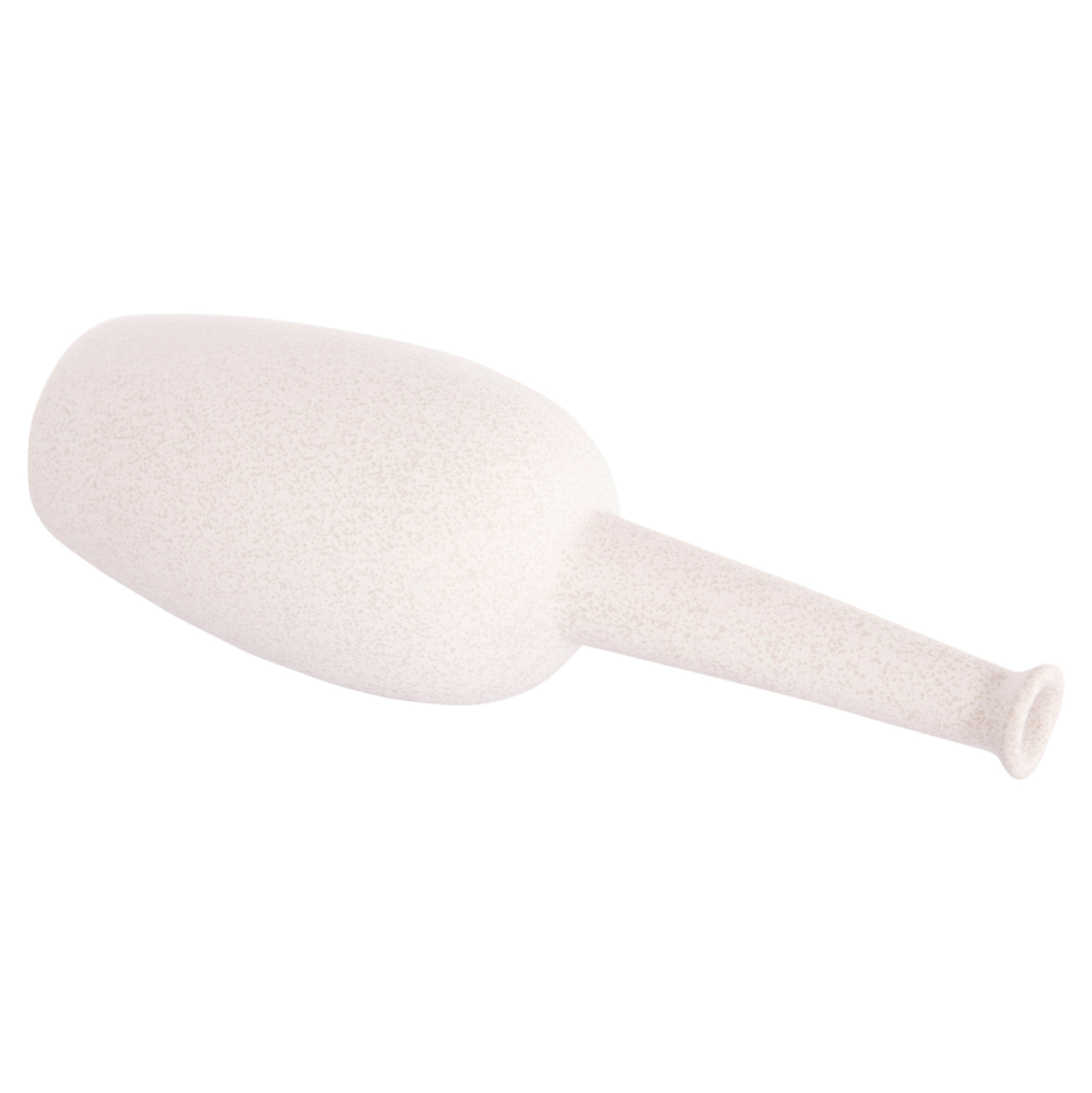 CERAMIC TABLE DECOR ELENDIL HM4591.01 OFF WHITE WITH CRYSTALLIZATION Φ12x39.5Hcm. [4]